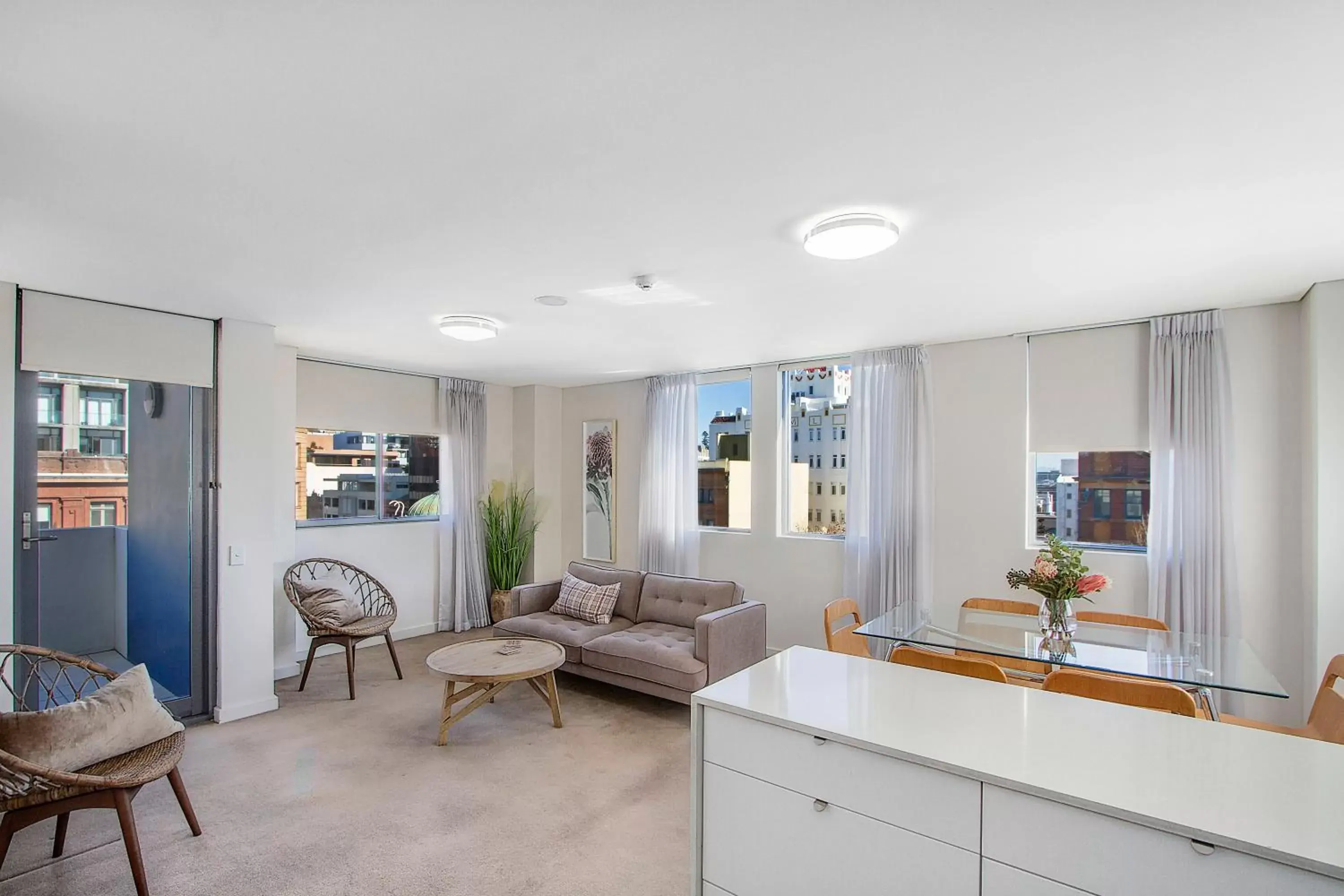 Living room, Seating Area in Terminus Apartment Hotel Newcastle