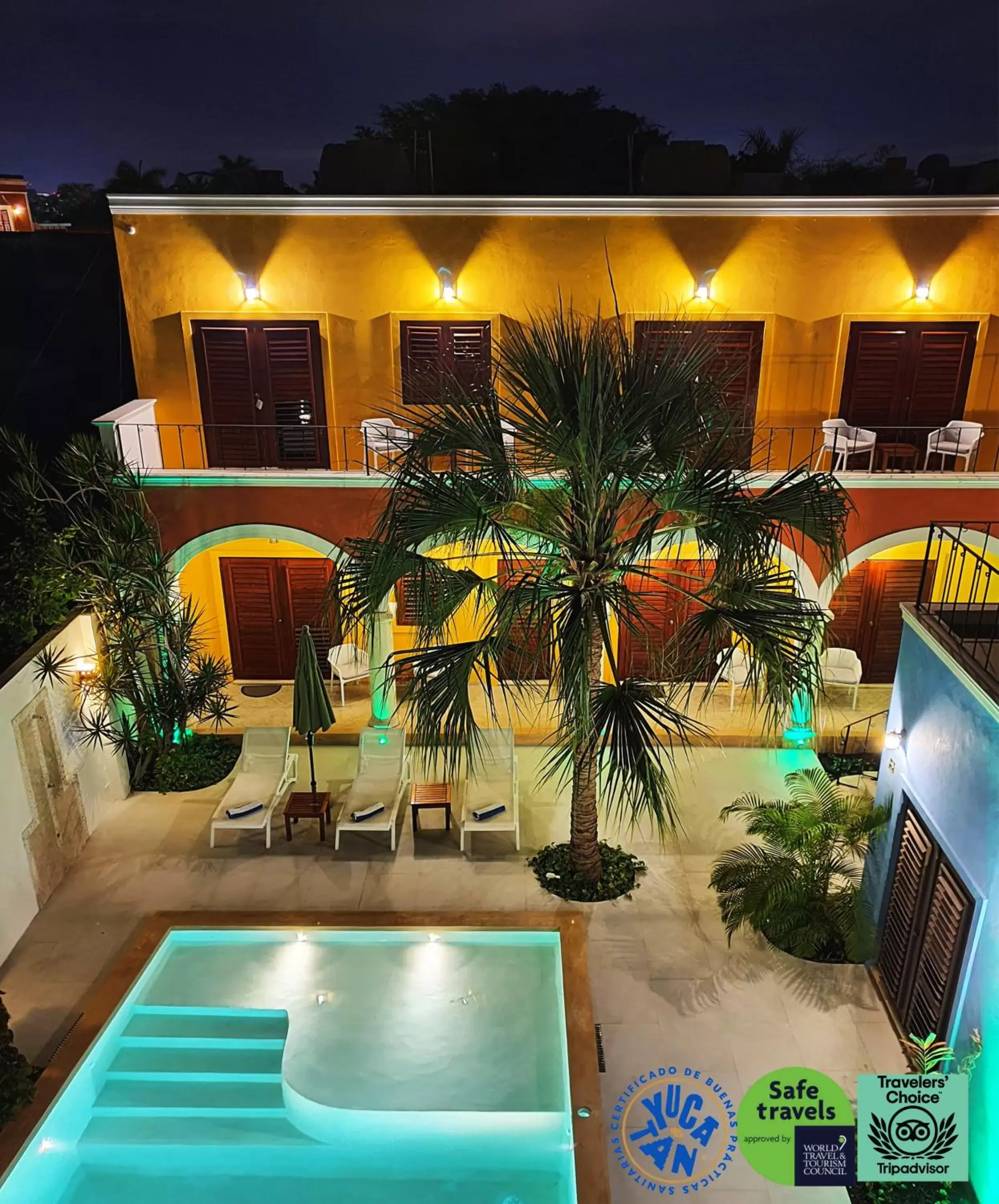 Property building, Swimming Pool in Merida Santiago Hotel Boutique