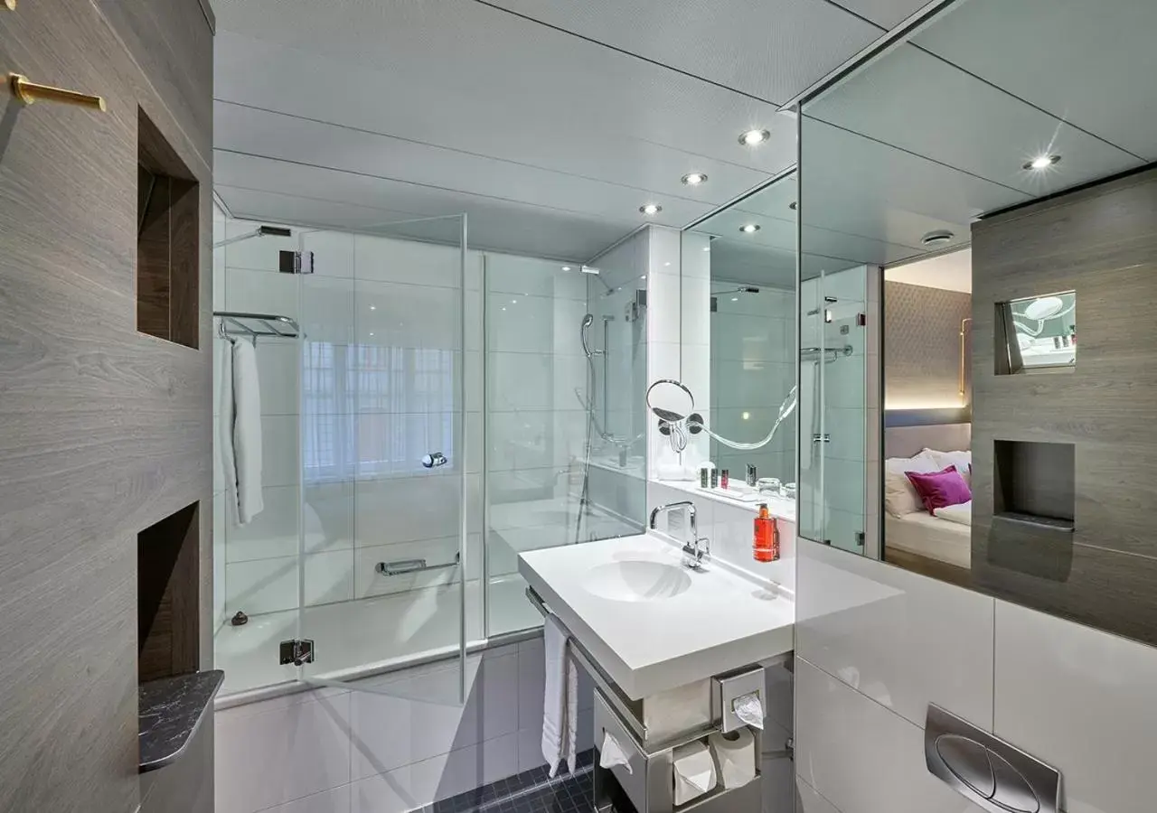 Bathroom in Sorell Hotel Seefeld