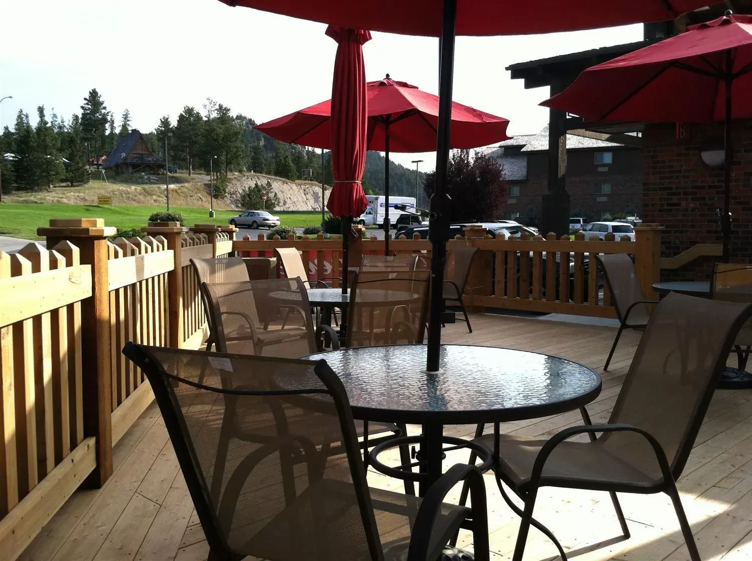 Patio, Restaurant/Places to Eat in Best Western Golden Spike Inn & Suites