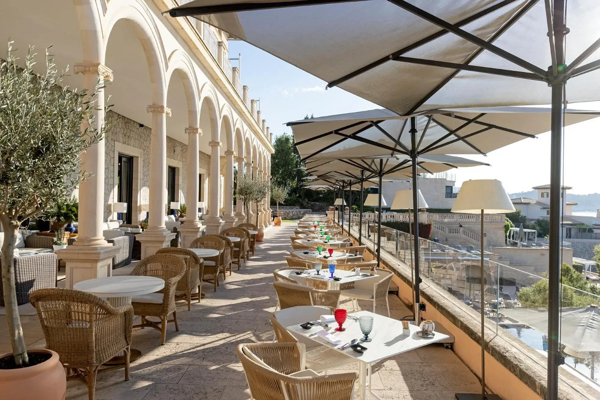 Balcony/Terrace, Restaurant/Places to Eat in Hotel Hospes Maricel y Spa