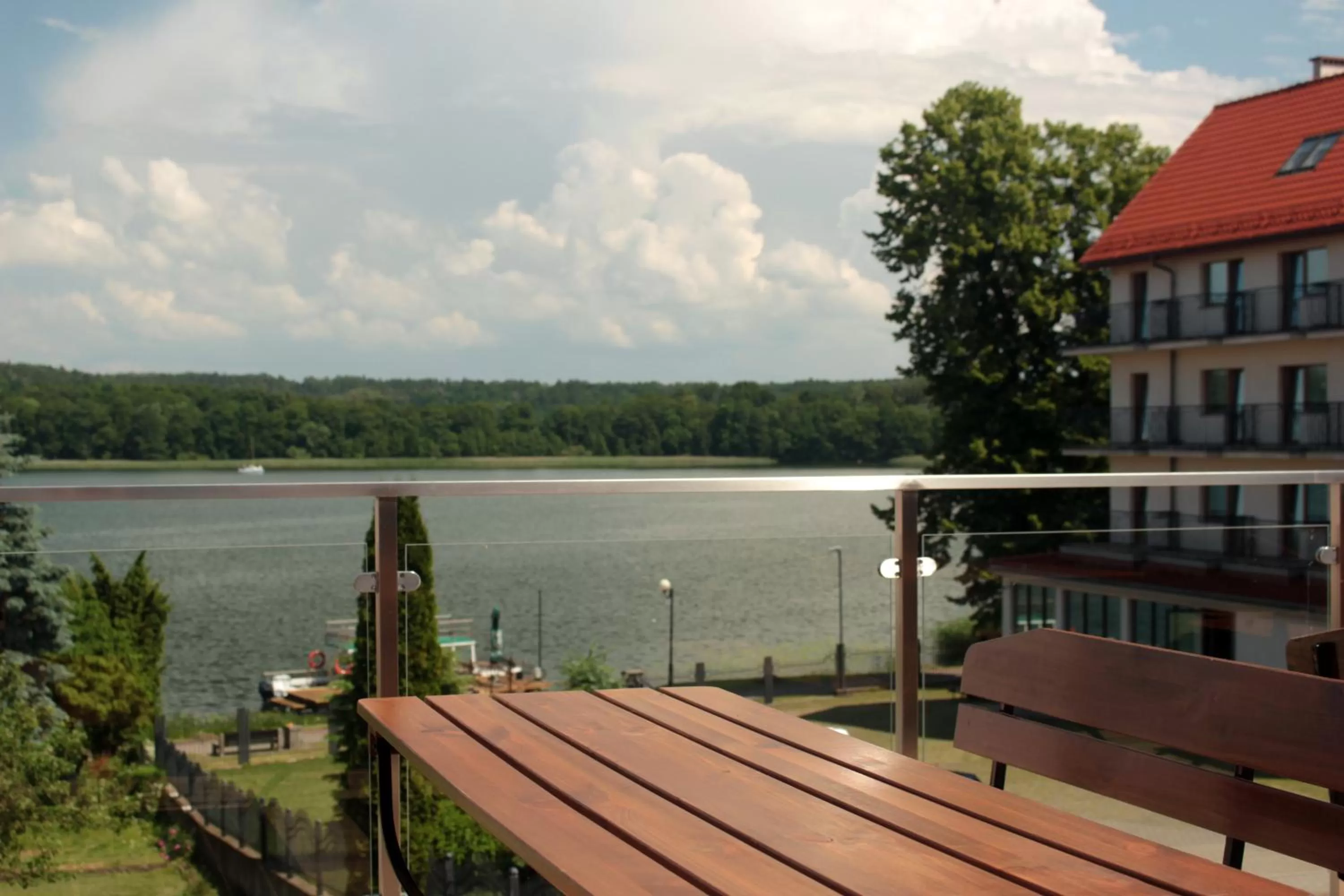 Lake view in Hotel Huszcza