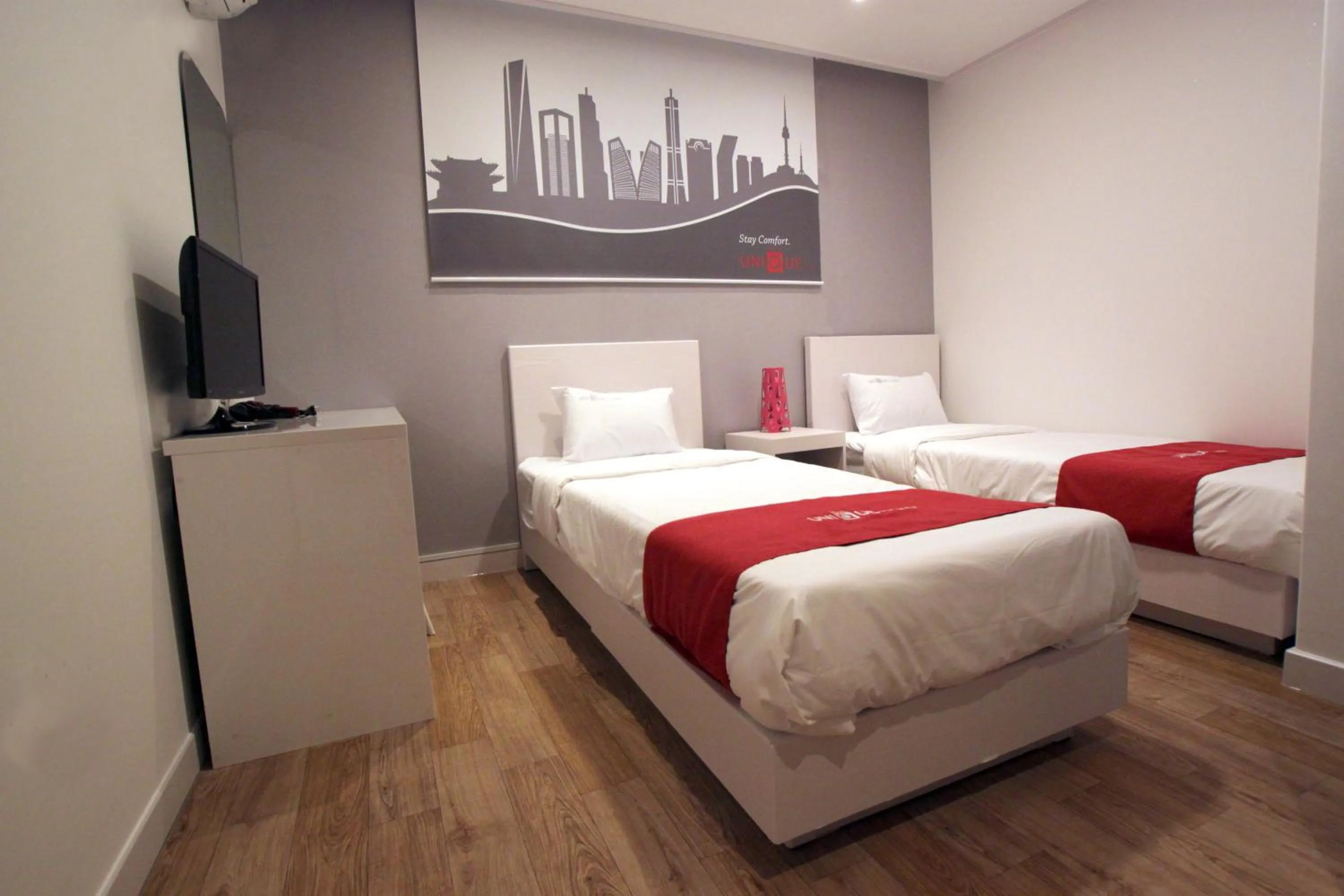 Bed in Jn Park Hotel Dongdaemun