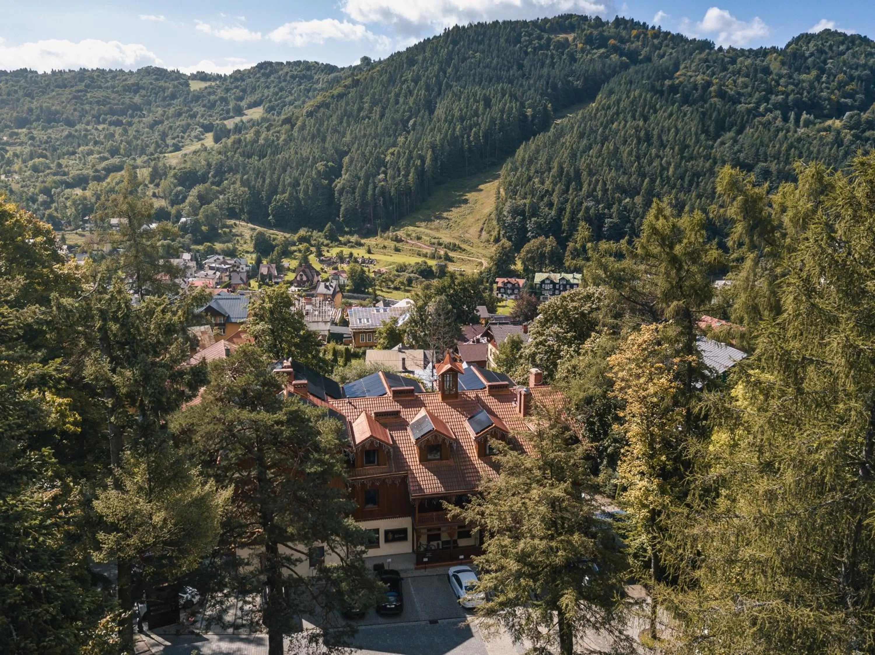 Bird's eye view in Hotel Batory