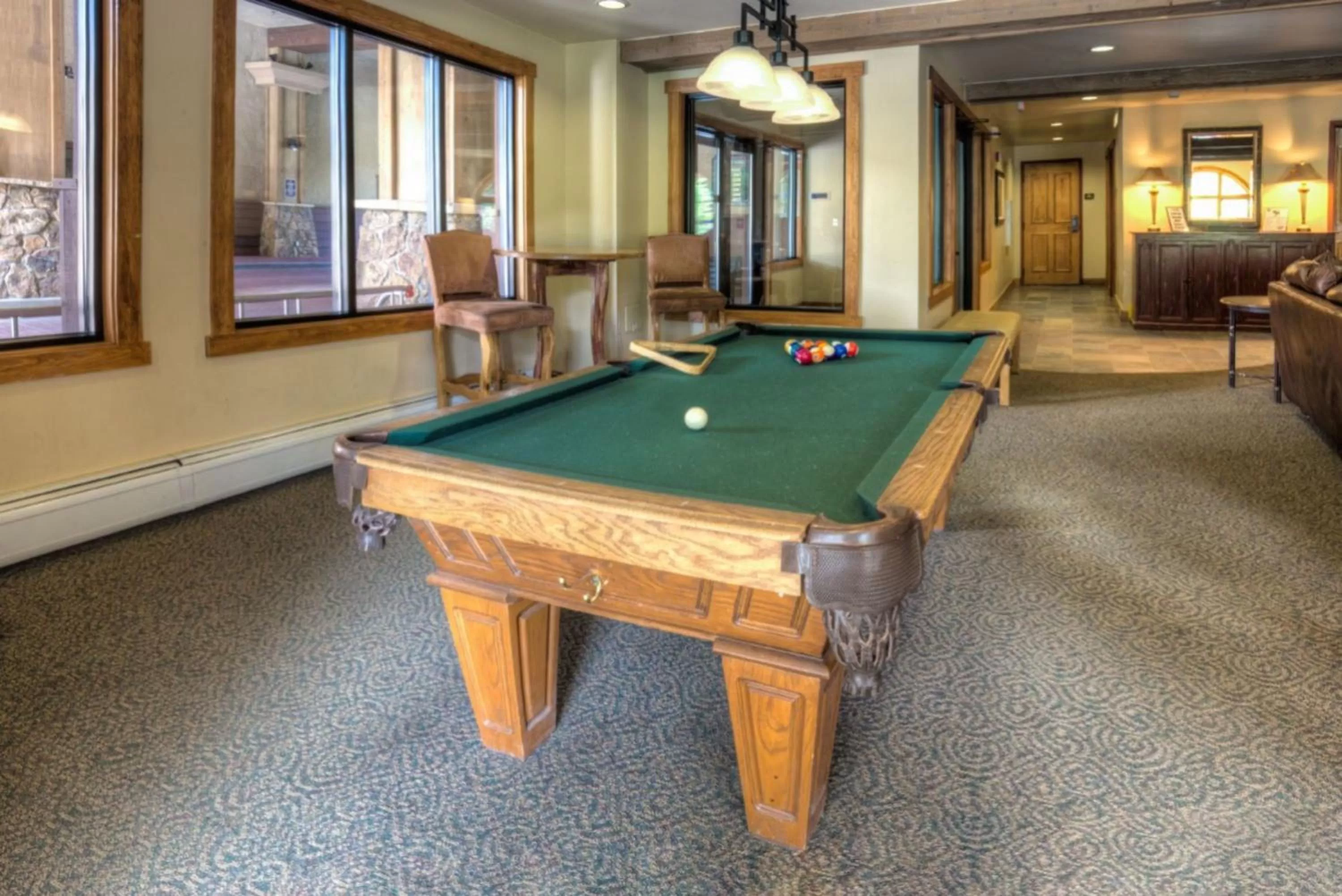 Billiard in Red Hawk Lodge by Summit County Mountain Retreats