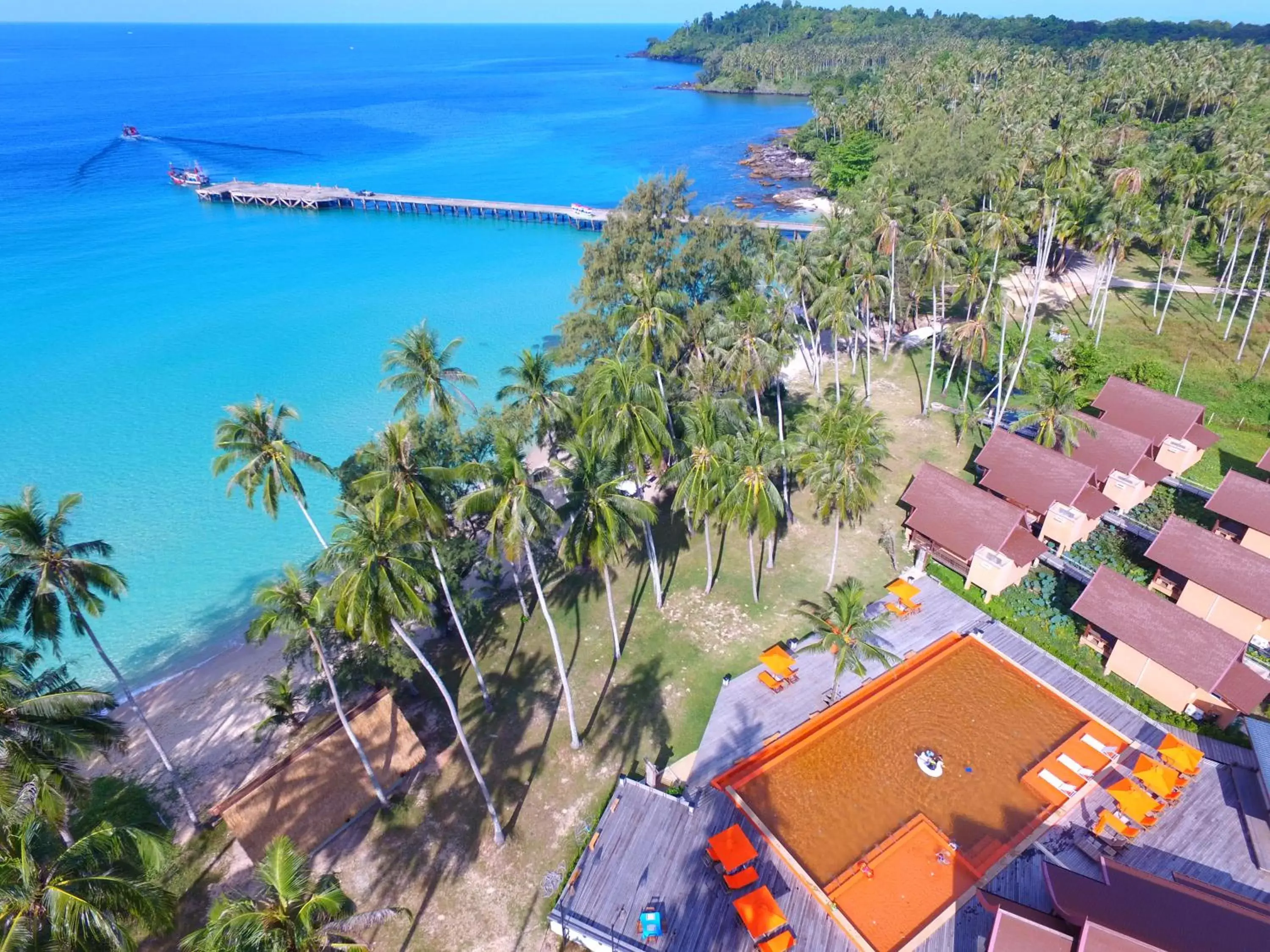 Property building, Bird's-eye View in Koh Kood Paradise Beach