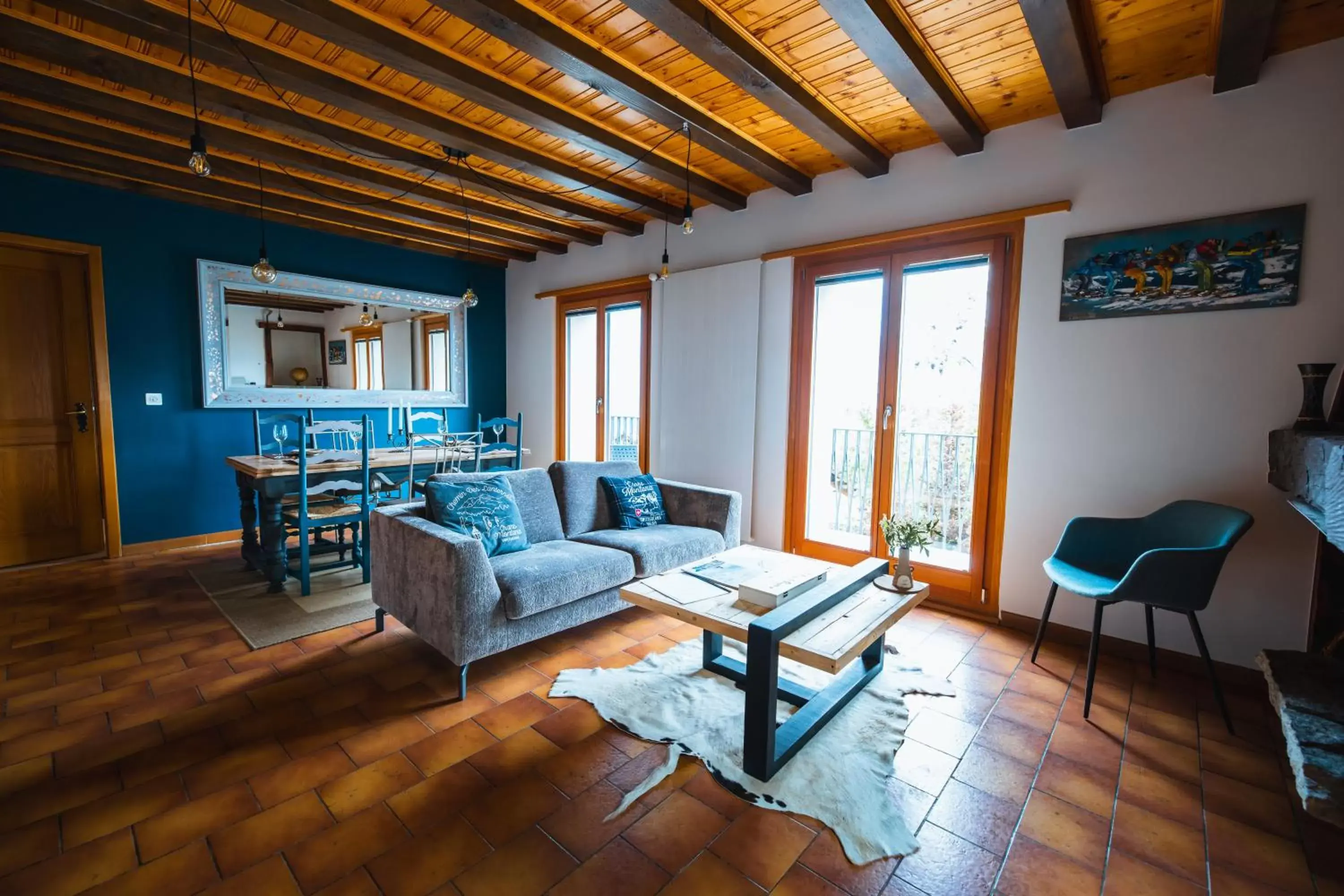 Living room, Seating Area in B&B La Forge de Diogne