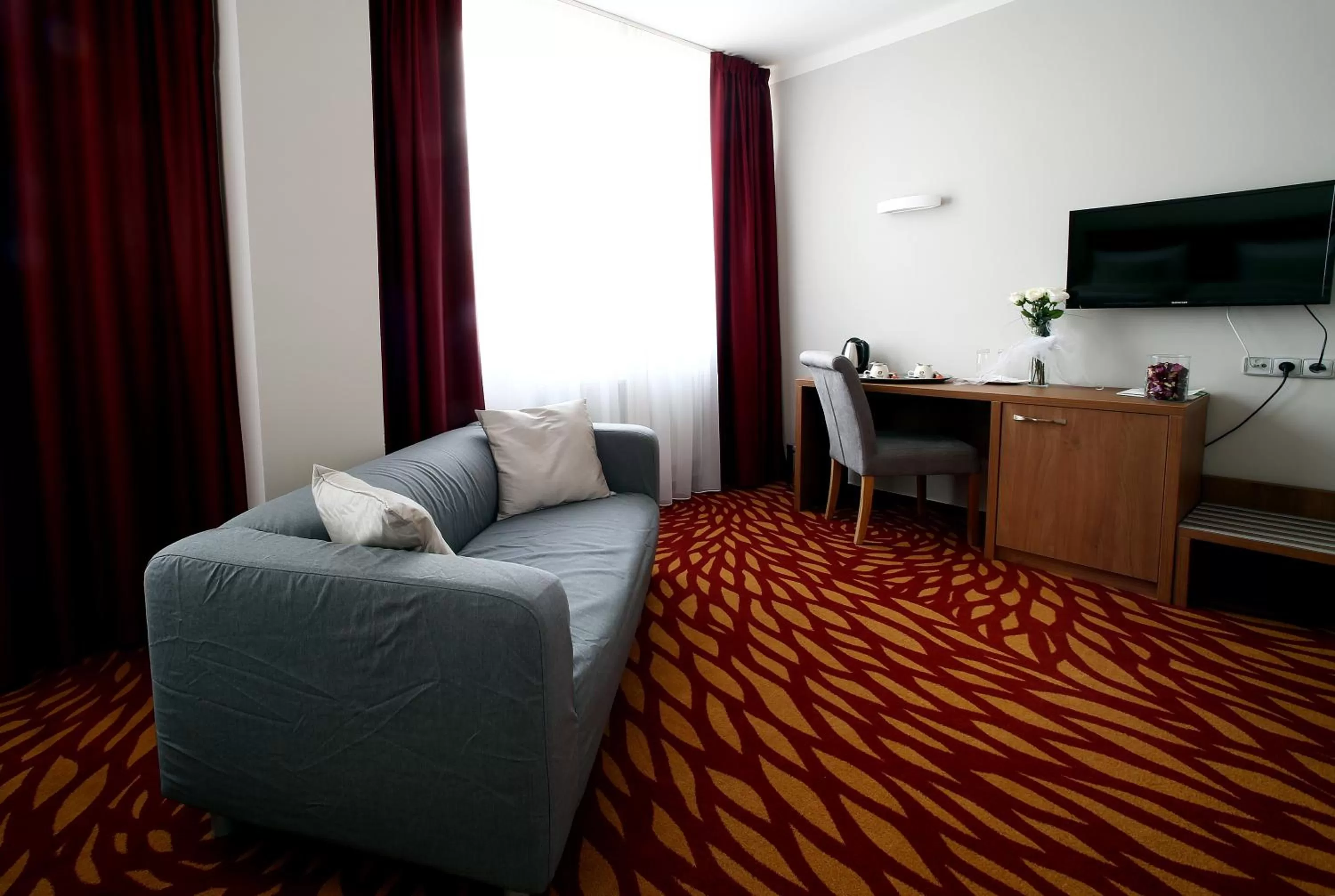 Seating area in Hotel Central