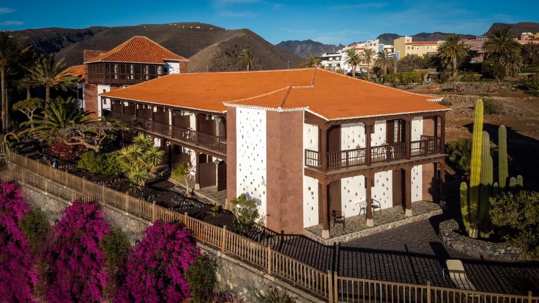 Bird's eye view in Parador de La Gomera