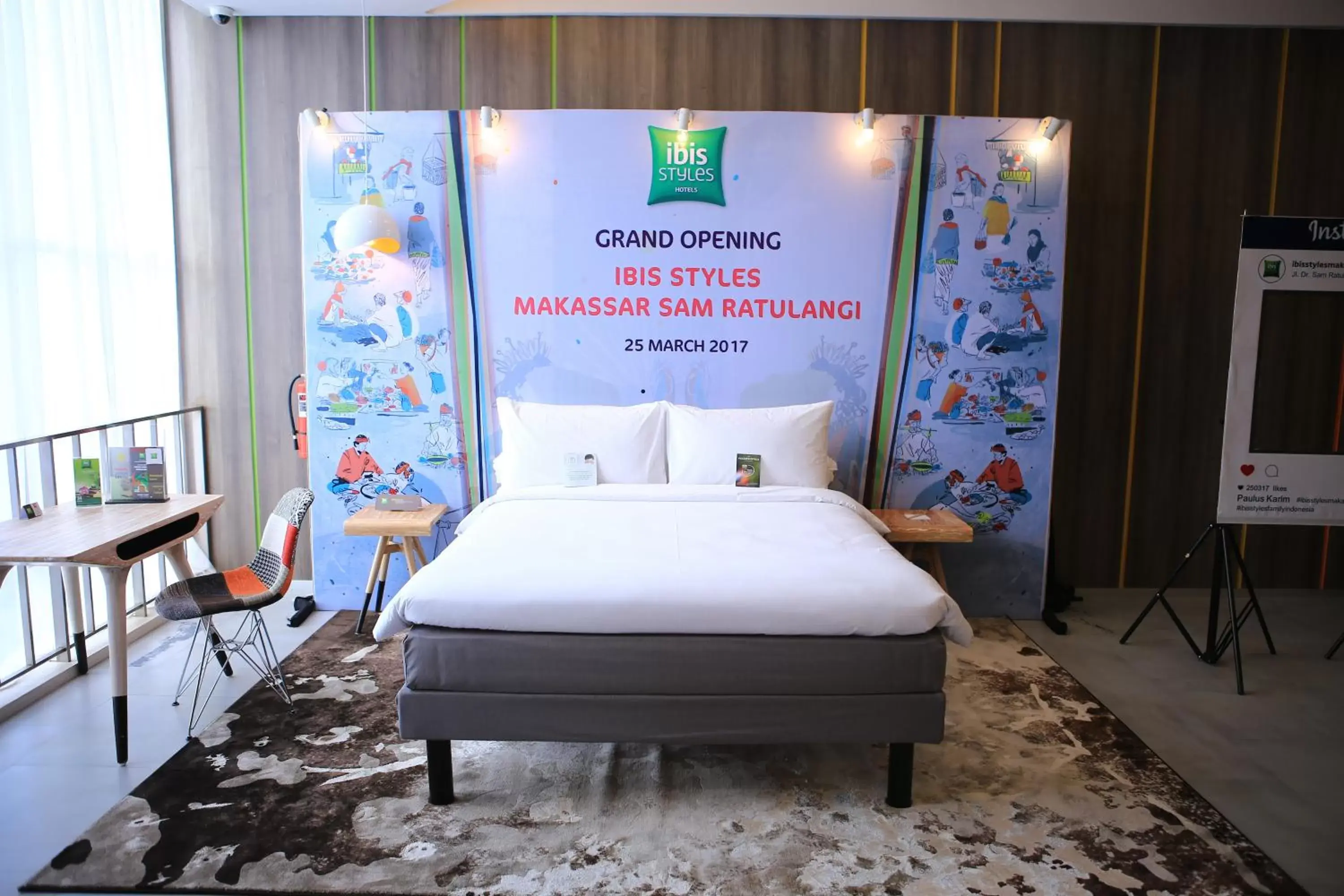 Bed in Ibis Styles Makassar Sam Ratulangi