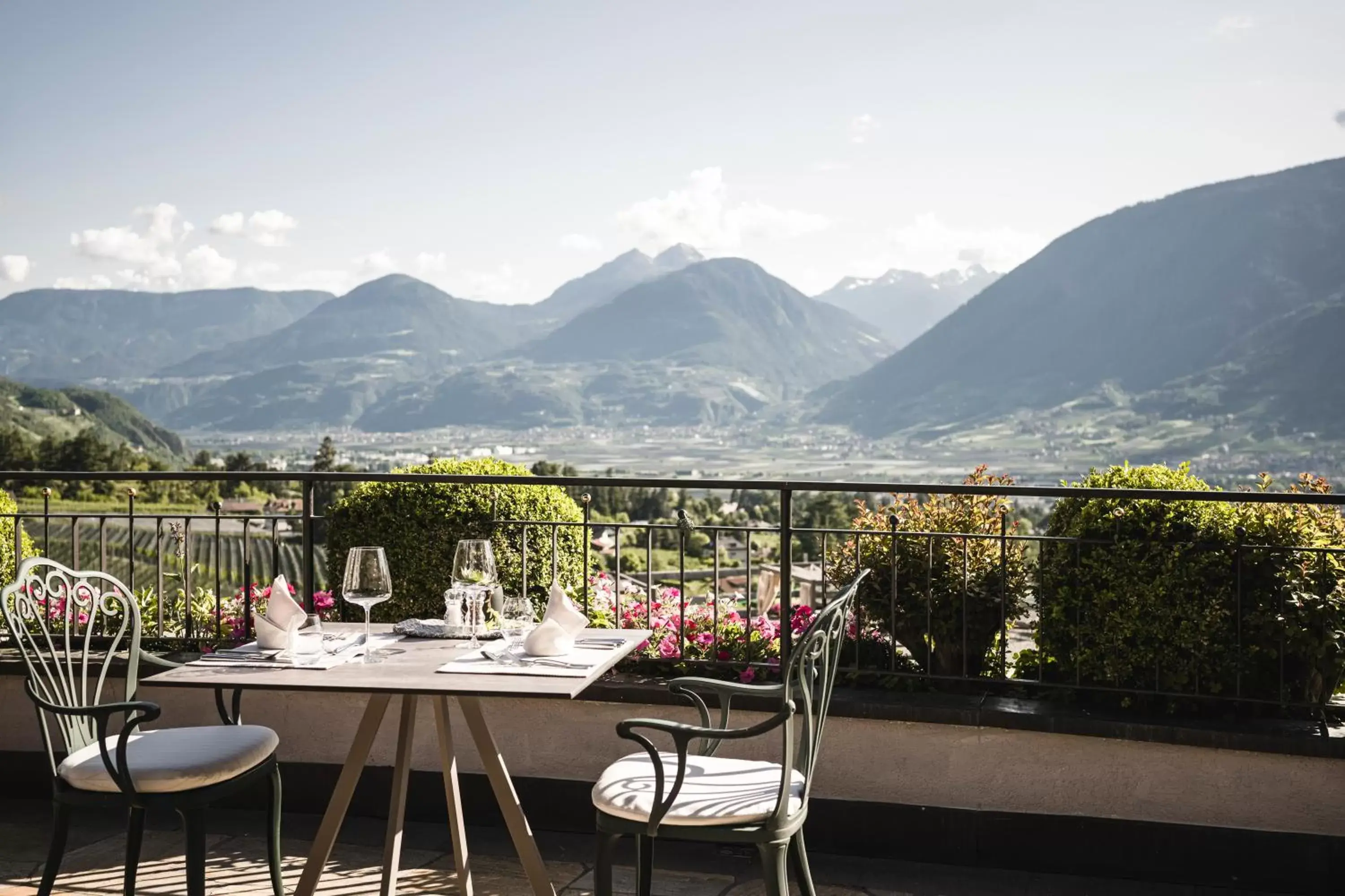 Restaurant/places to eat, Mountain View in Hotel Schwefelbad (Schenna Resort)