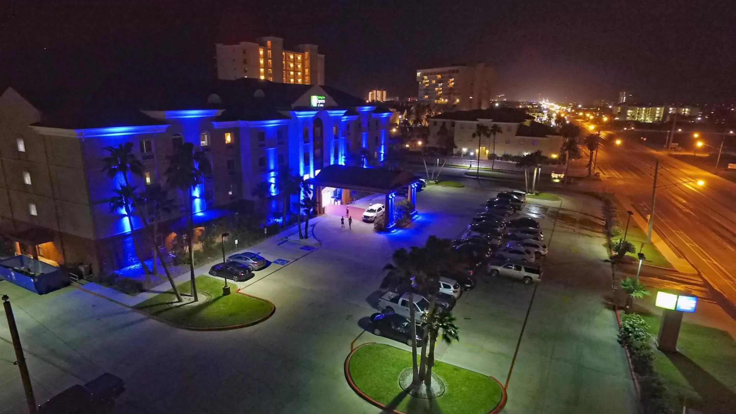 Property building in Holiday Inn Express Hotel and Suites South Padre Island, an IHG Hotel