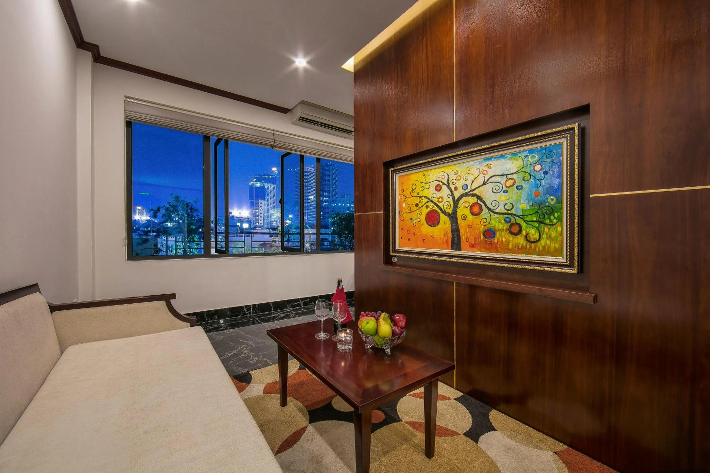 Seating area in Royal St Hanoi Hotel