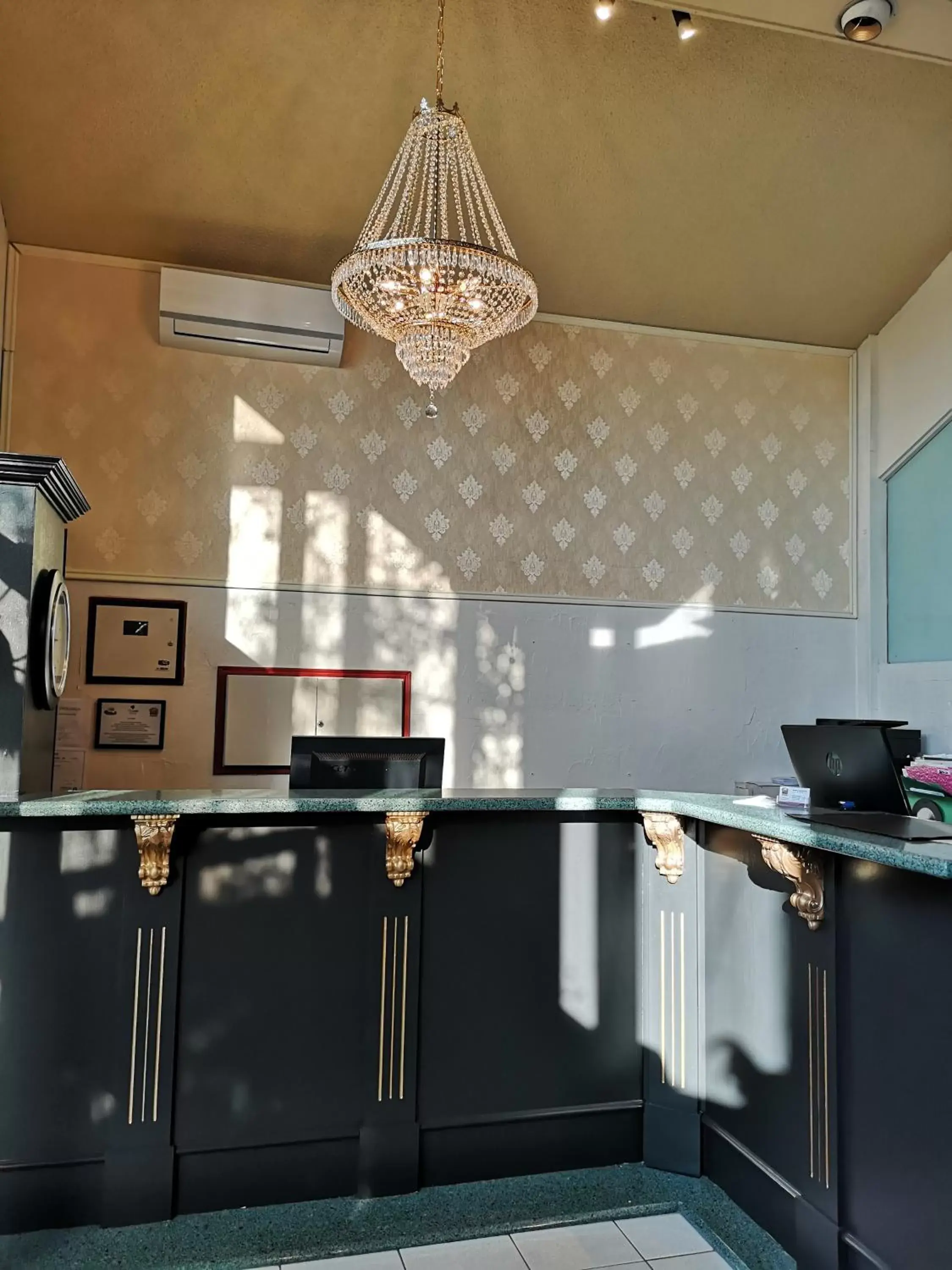 Lobby or reception in Hotellerie Jardins de Ville Lobby or reception in Hotellerie Jardins de Ville