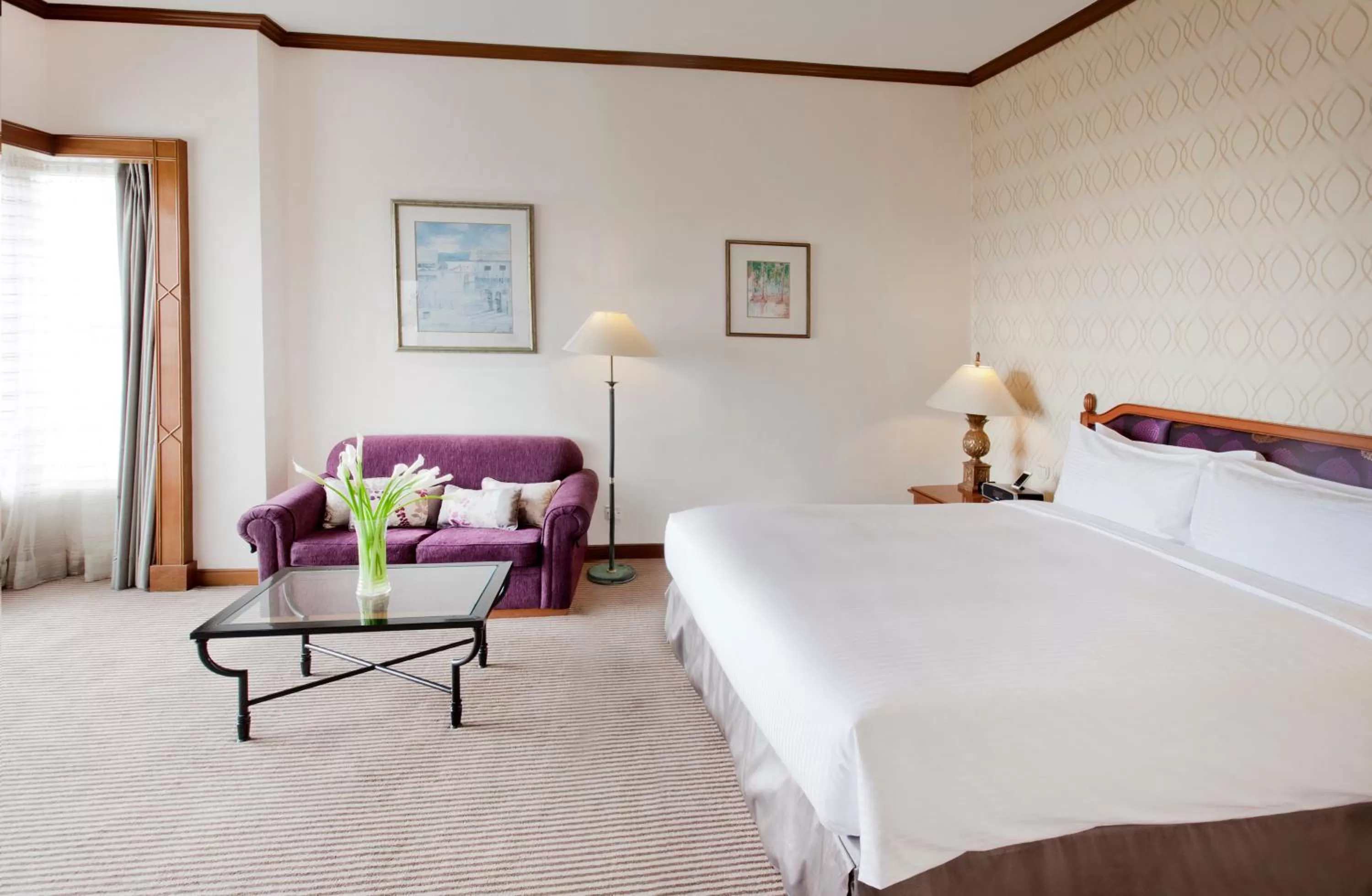 Bed in Dorsett Grand Labuan