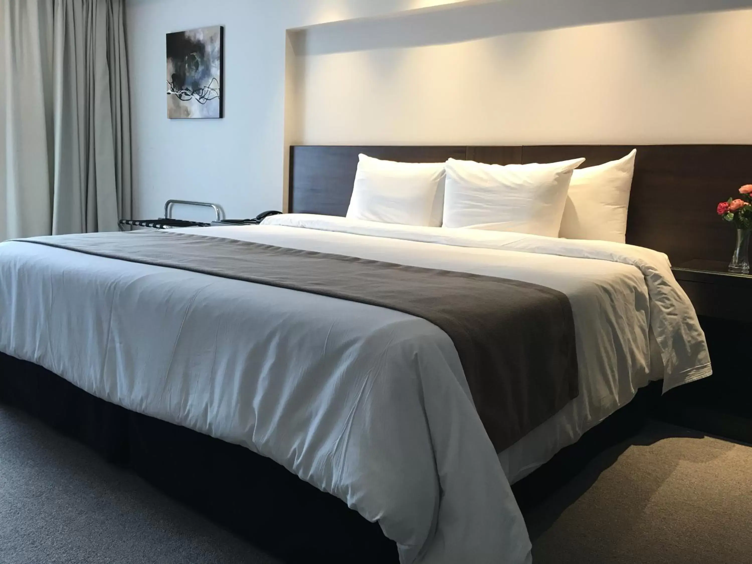 Photo of the whole room, Bed in Crystal Tower