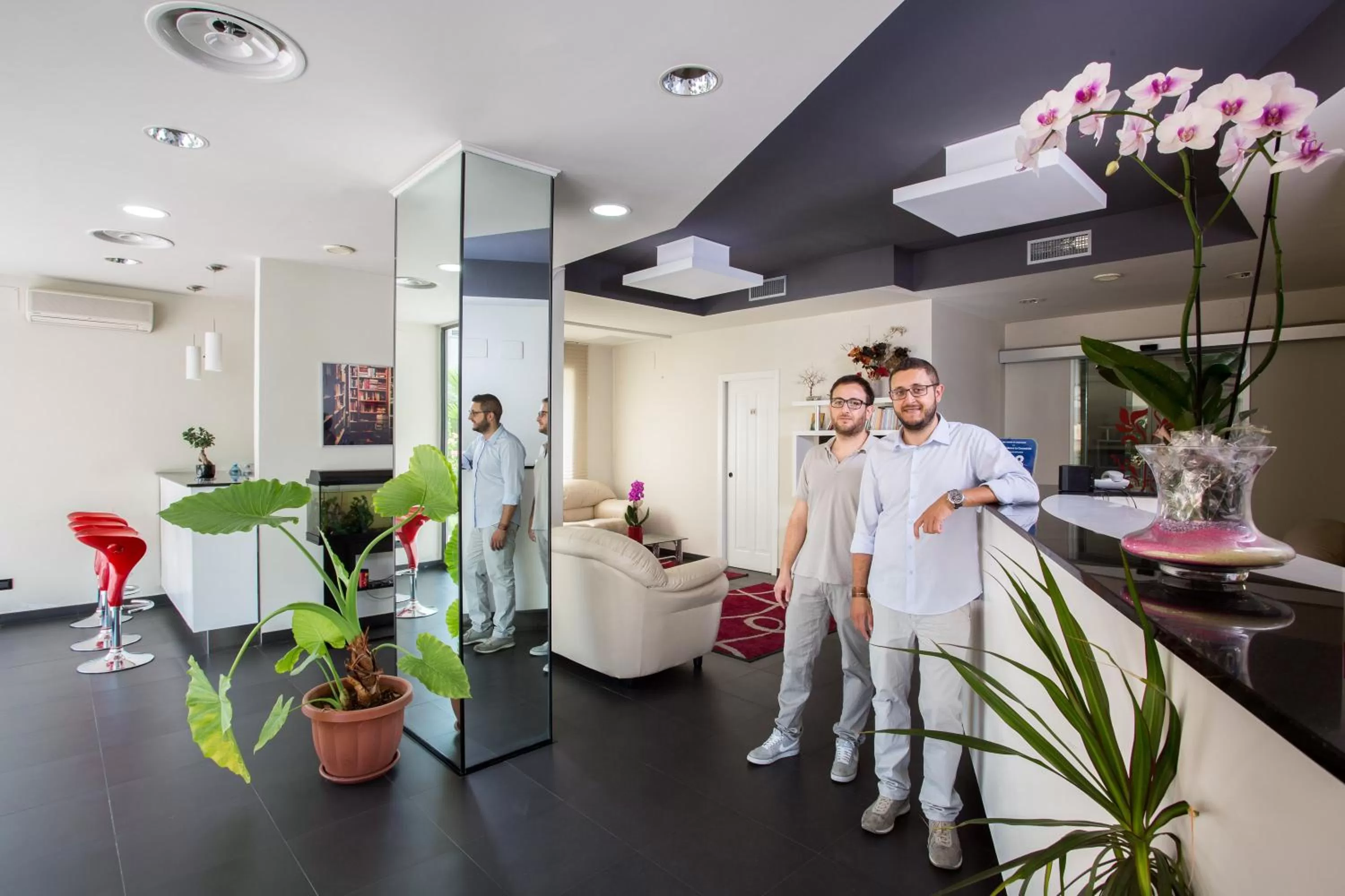 Lobby or reception in Hotel Le Ceramiche