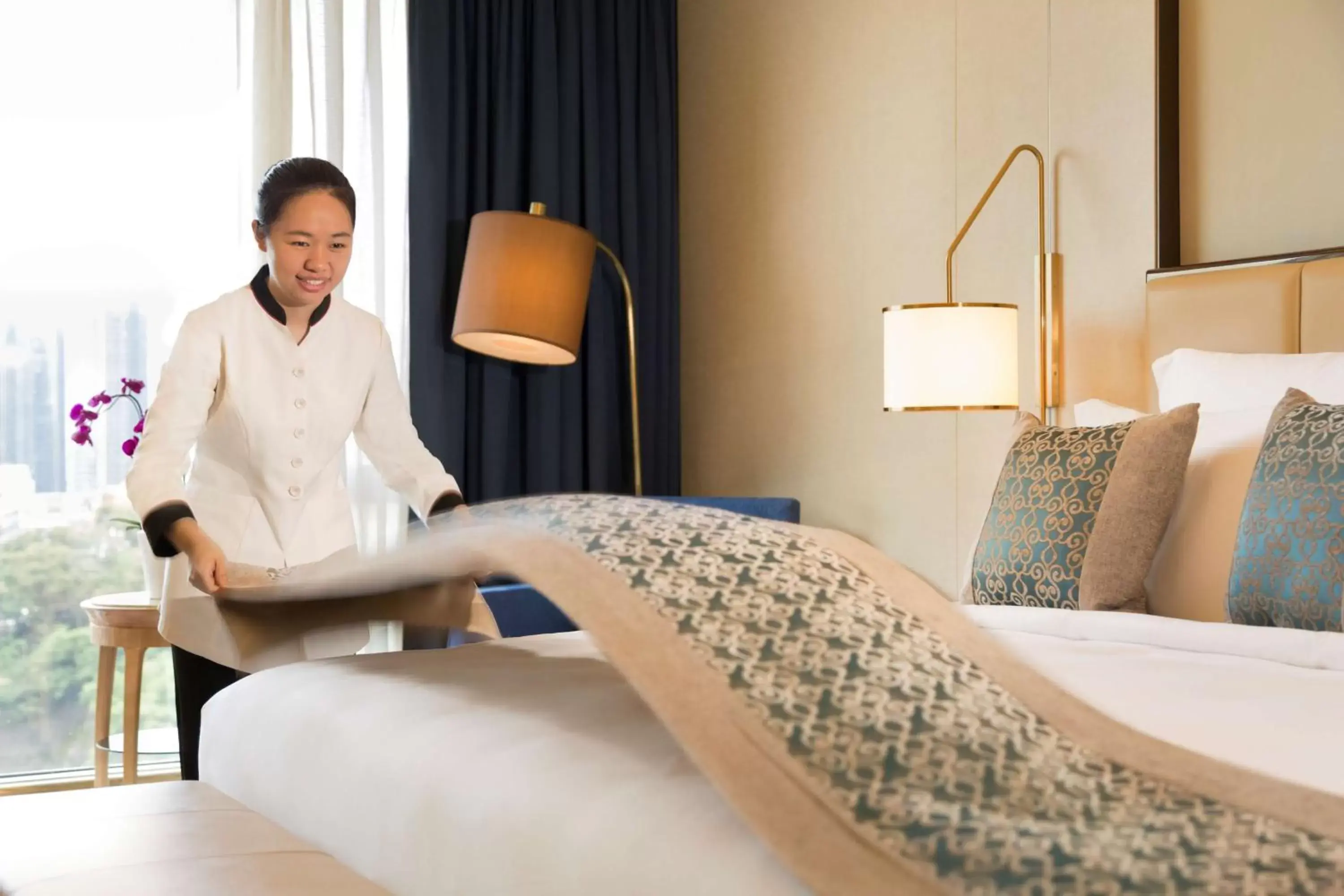 Bedroom in Kempinski Hotel Fuzhou