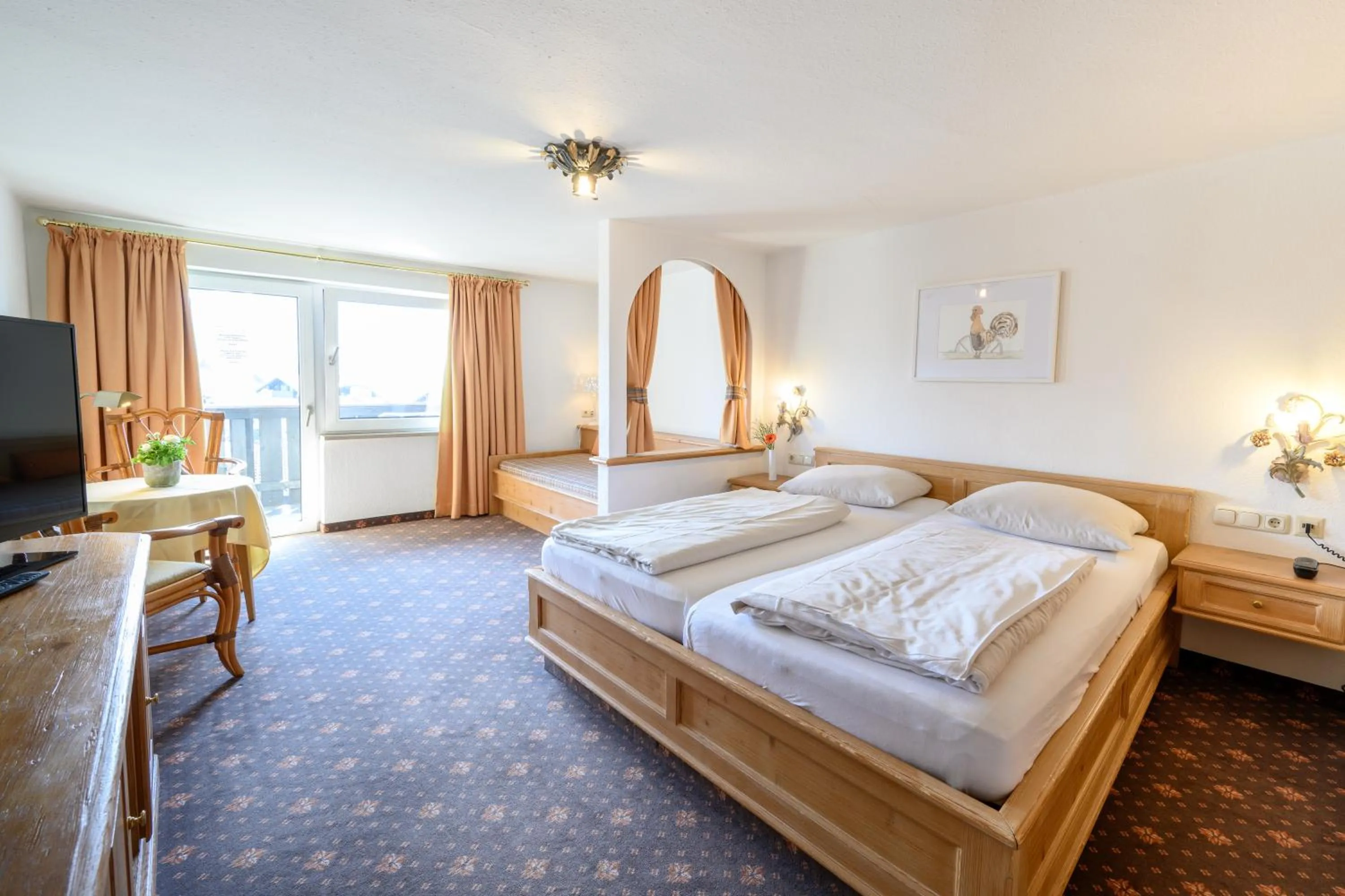 Photo of the whole room, Bed in Biohotel Garmischer Hof