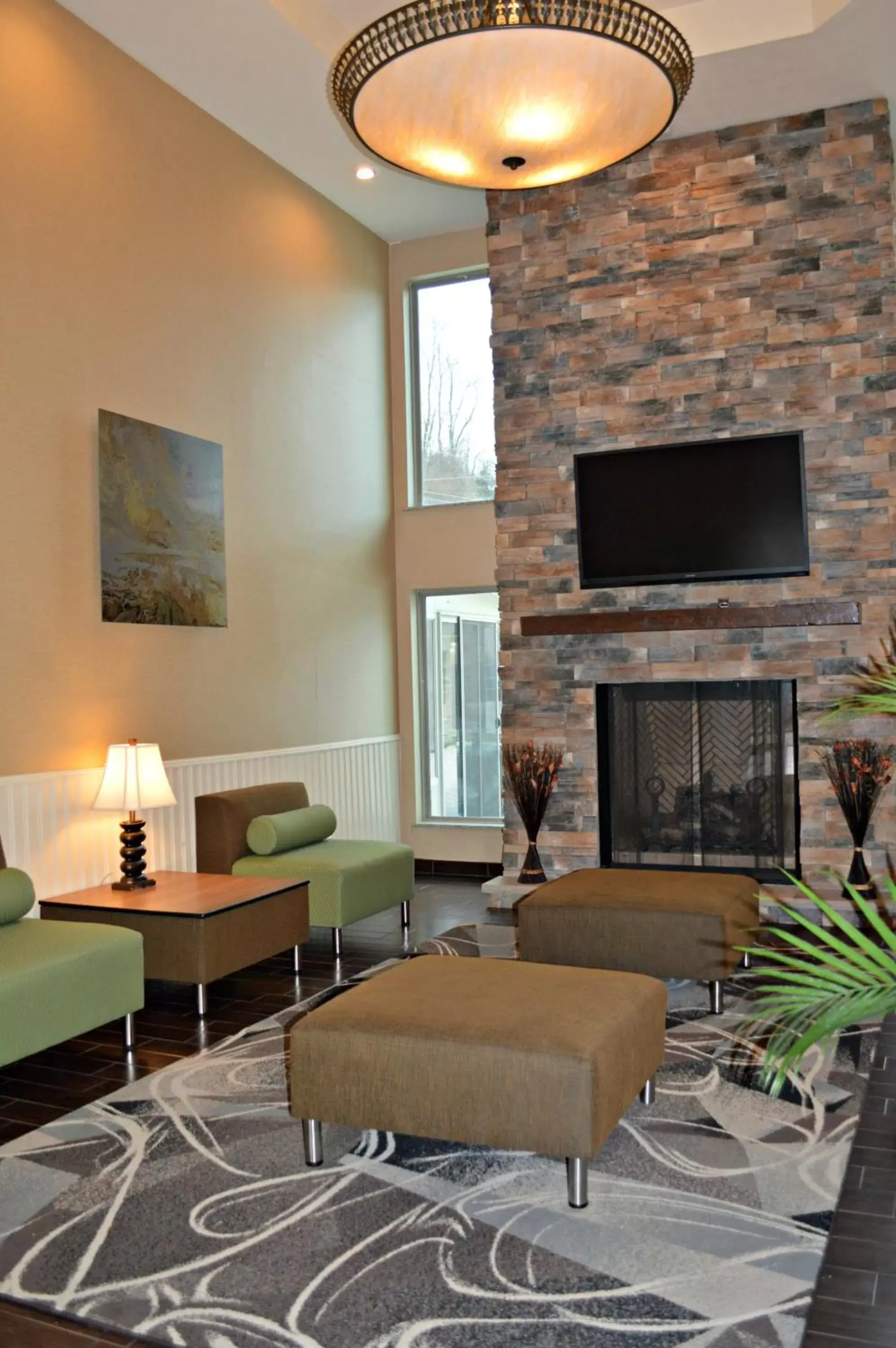 Lobby or reception, Seating Area in Wyndham Garden Hotel Cross Lanes Charleston