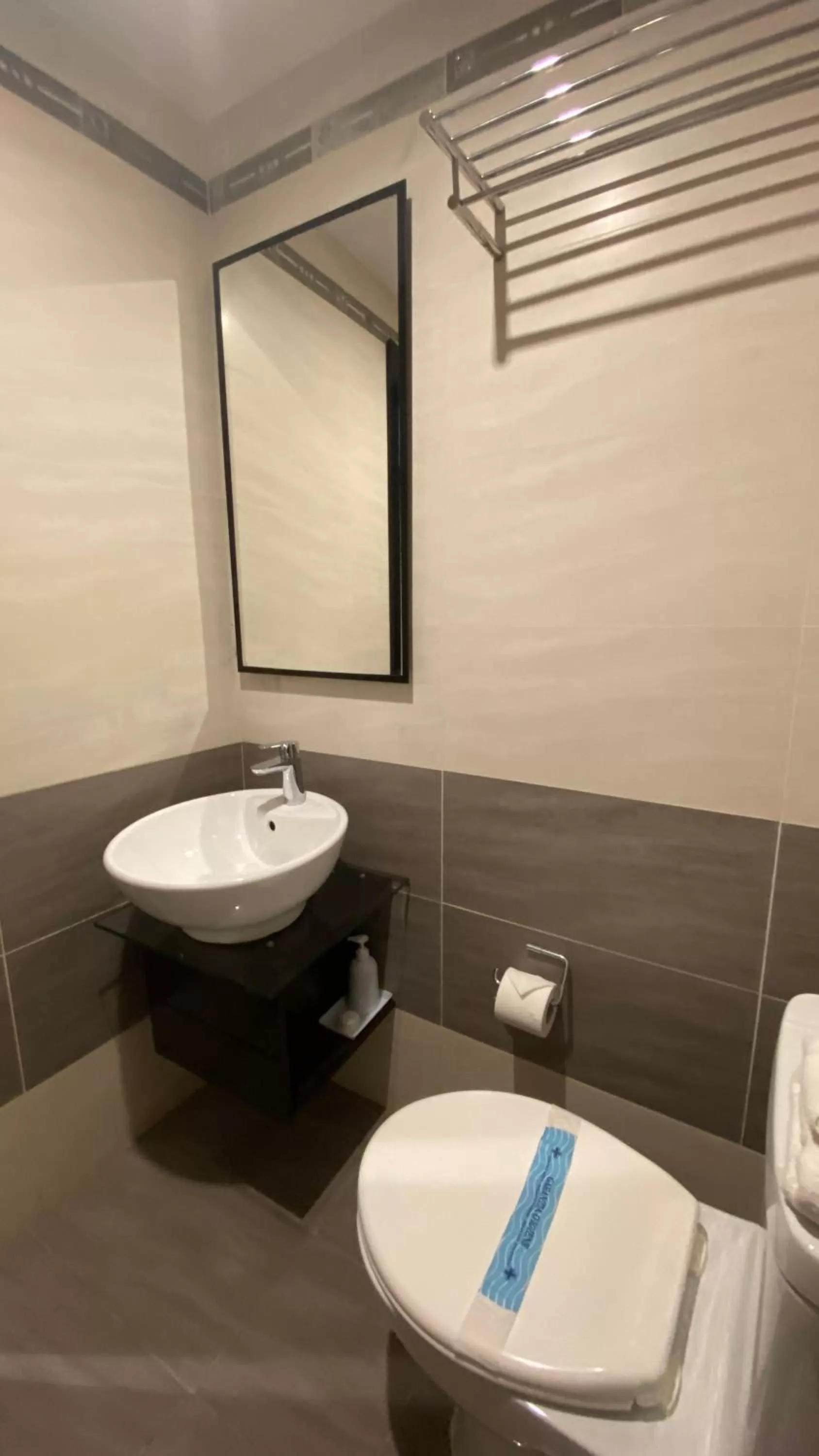 Shower in St. Julian's Bay Hotel