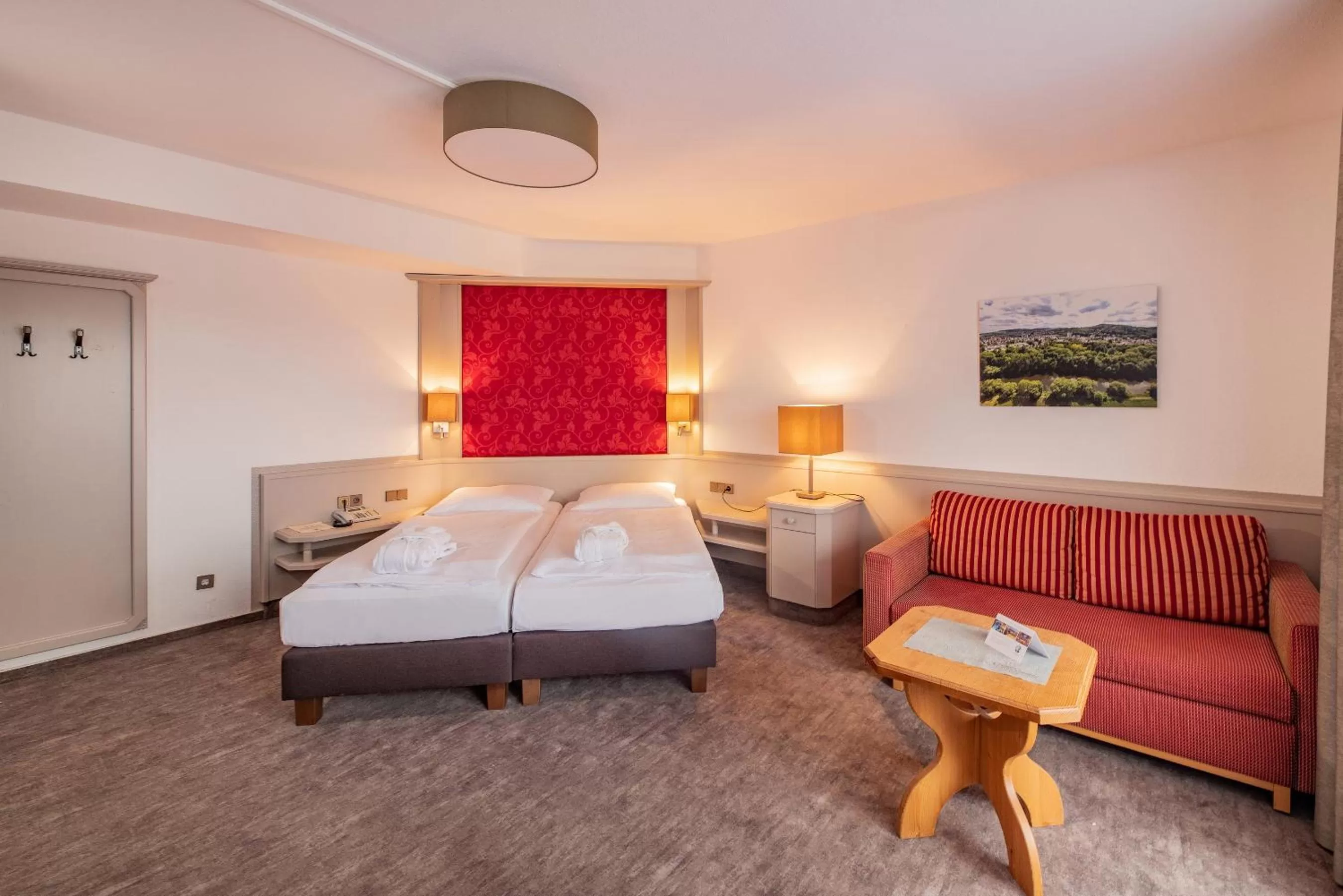 Photo of the whole room, Bed in Göbels Hotel Rodenberg