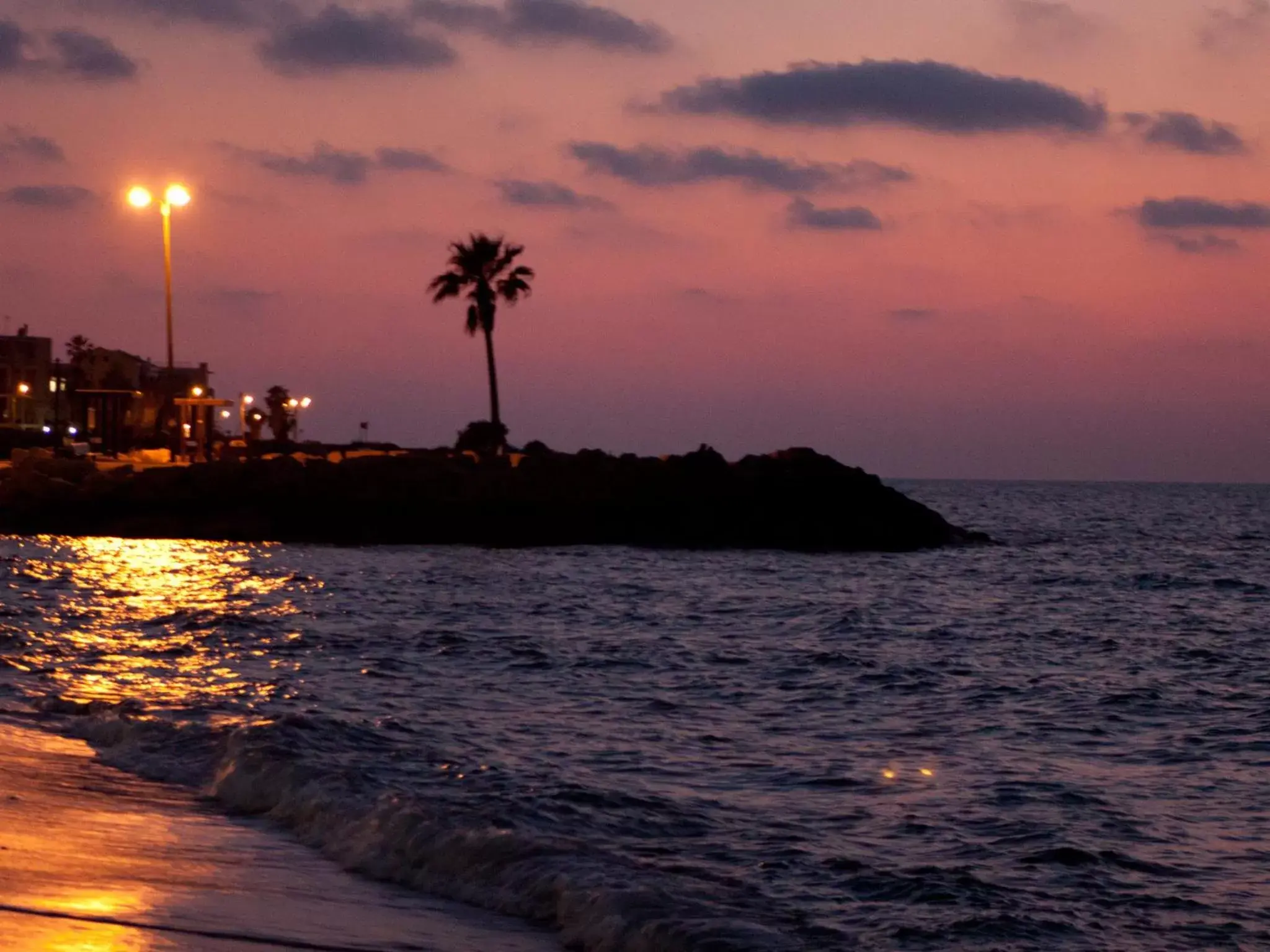 Sunset, Sunrise/Sunset in Dan Panorama Haifa Hotel