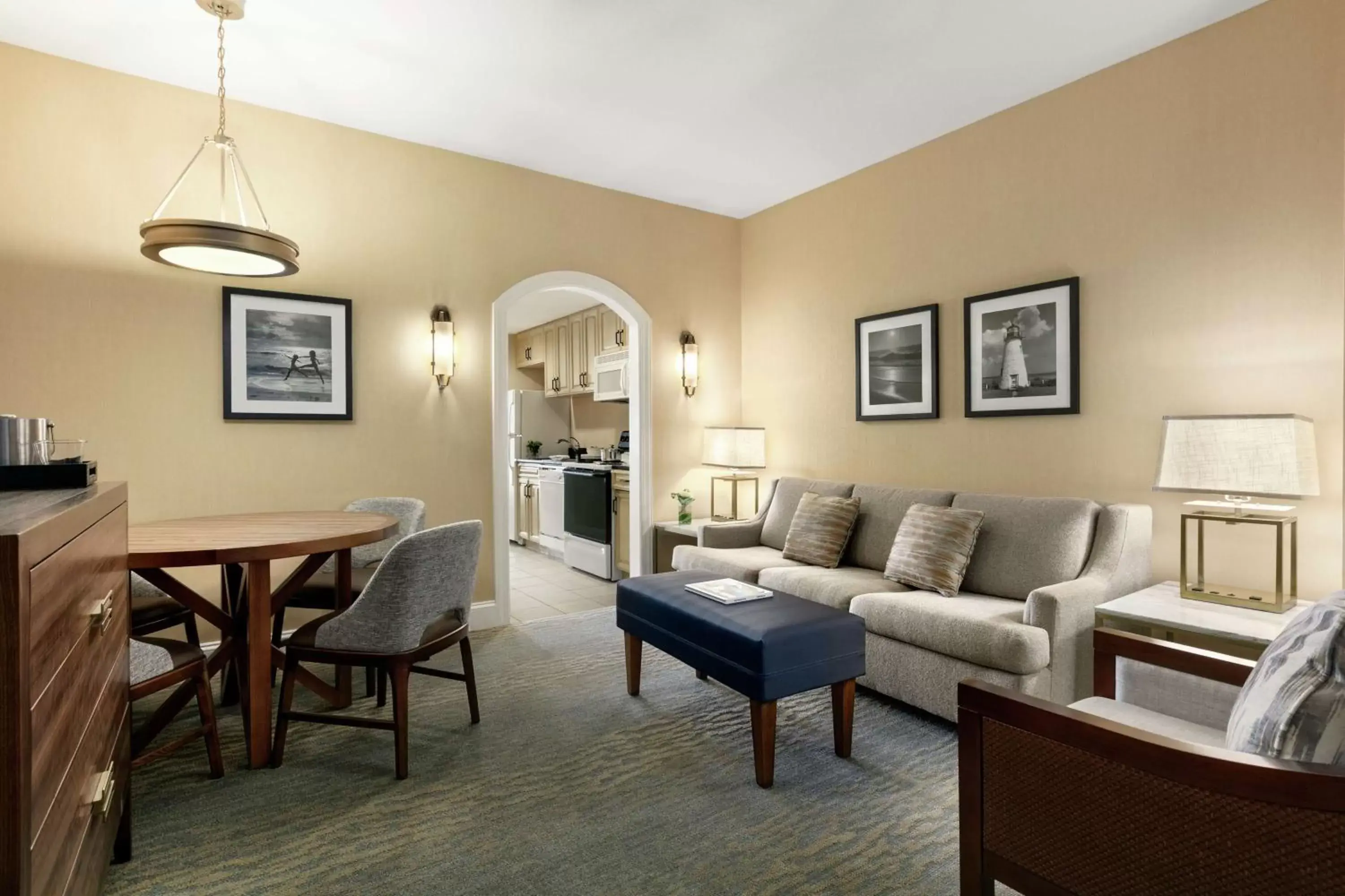 Bedroom, Seating Area in Hilton Suites Ocean City Oceanfront