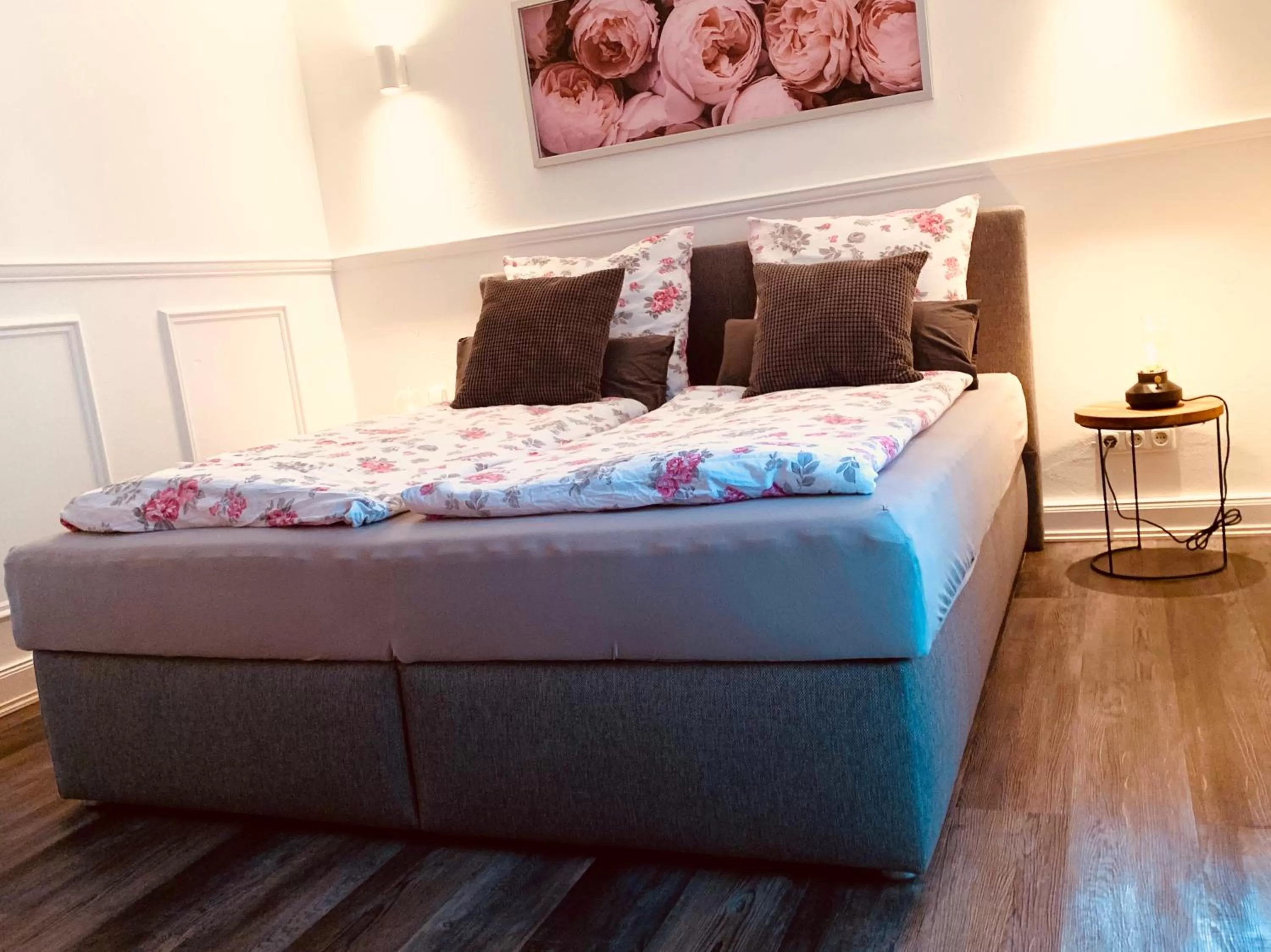 Bed in Rosenhof-Lodge