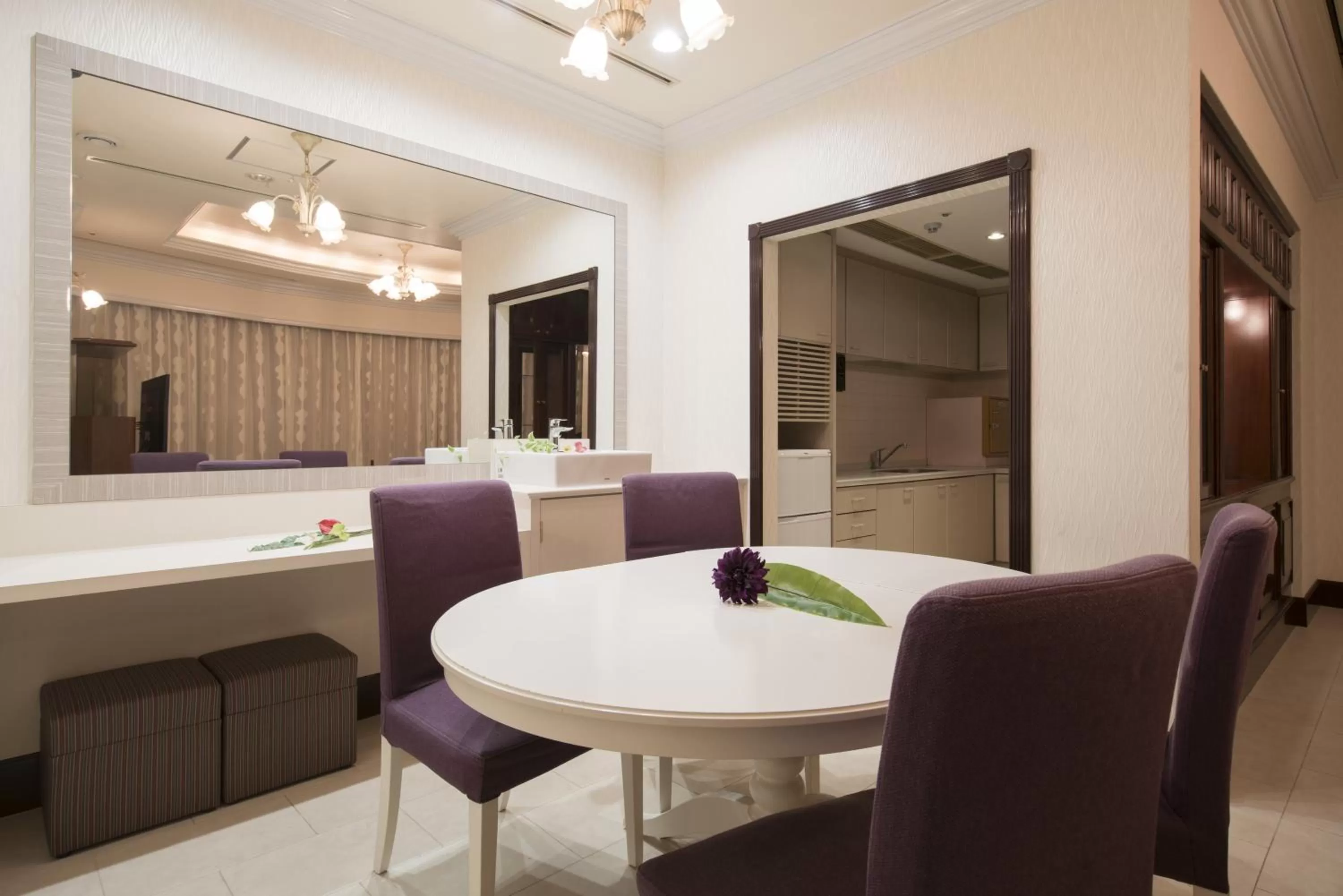 Dining area in Hotel Alps