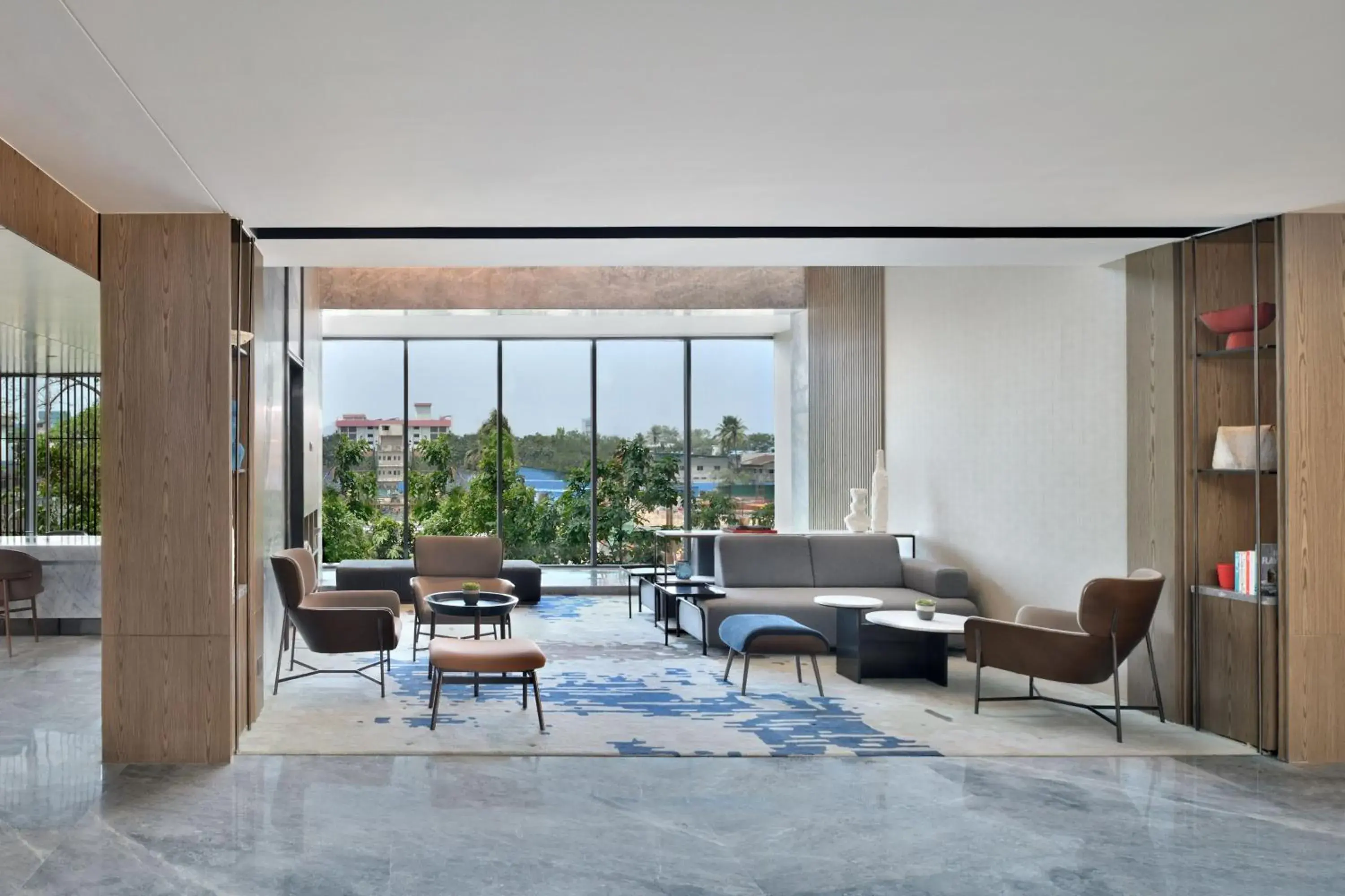 Lobby or reception, Seating Area in Marriott Executive Apartments Navi Mumbai