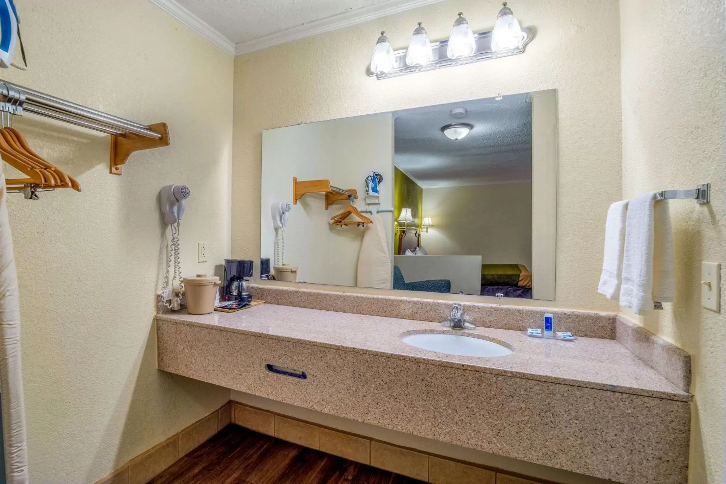 Photo of the whole room, Bathroom in Rodeway Inn & Suites Fort Jackson