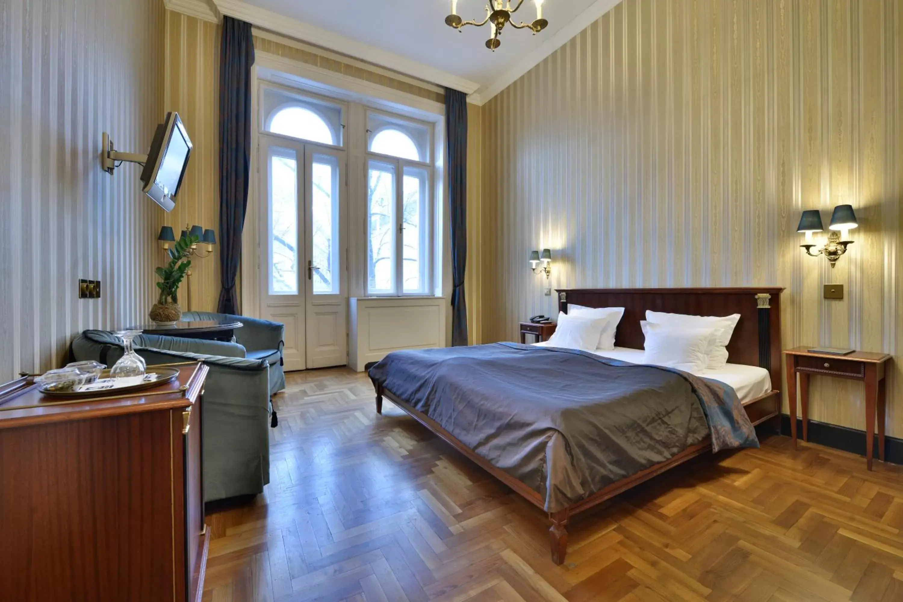 Bed in Gerlóczy Boutique Hotel