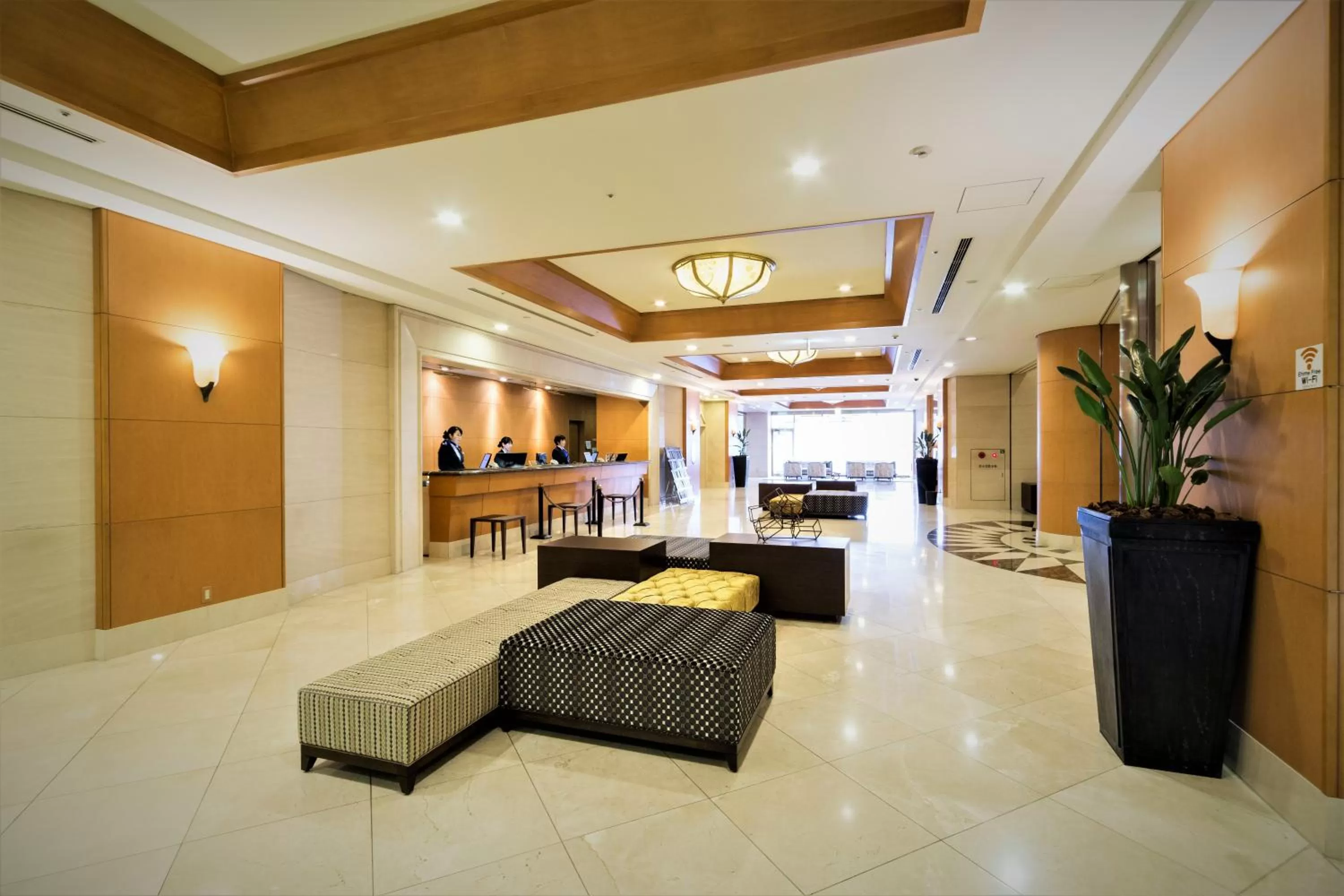 Lobby or reception in HOTEL MYSTAYS Matsuyama