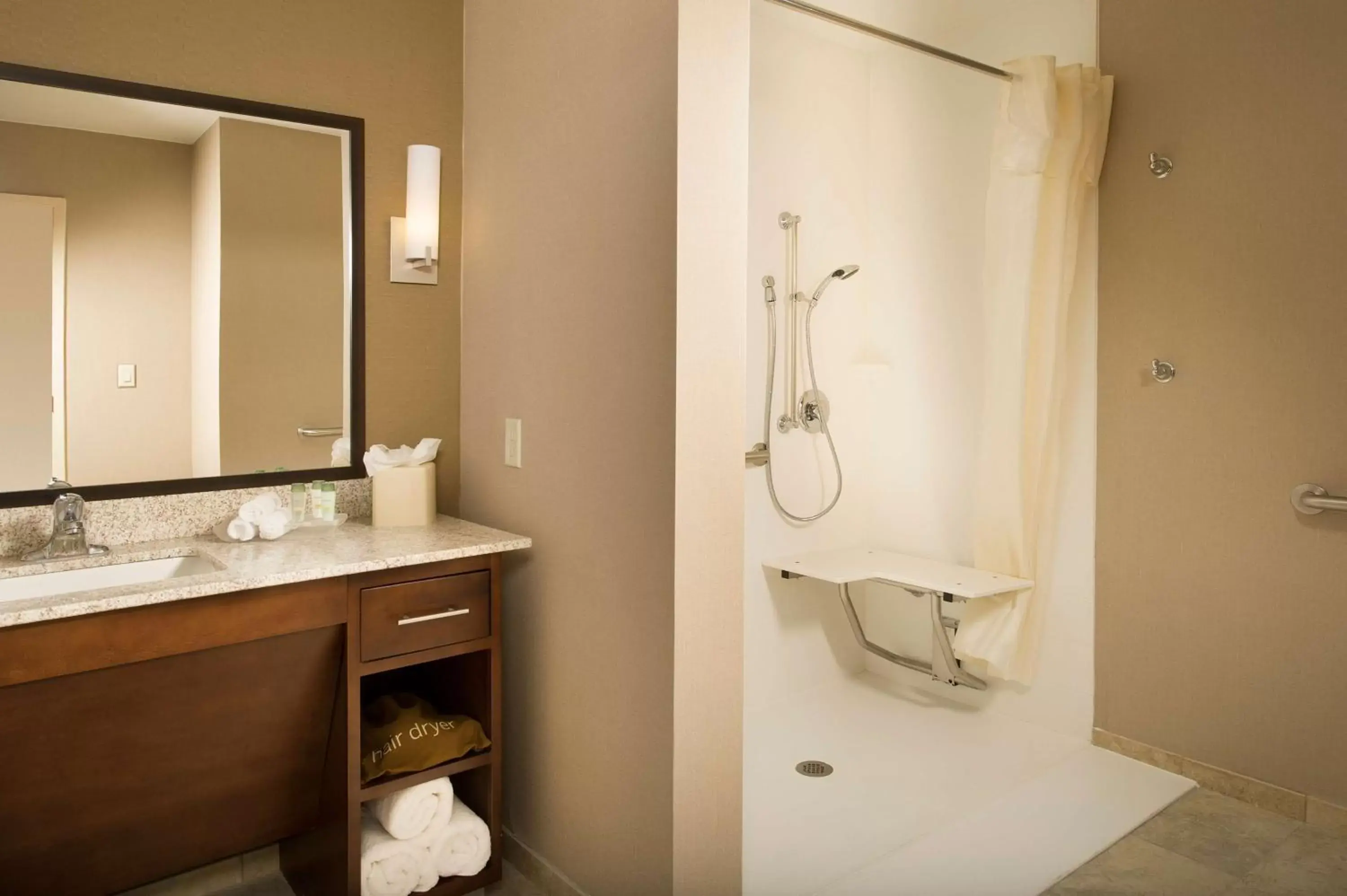 Bathroom in Homewood Suites by Hilton Lackland AFB/SeaWorld, TX