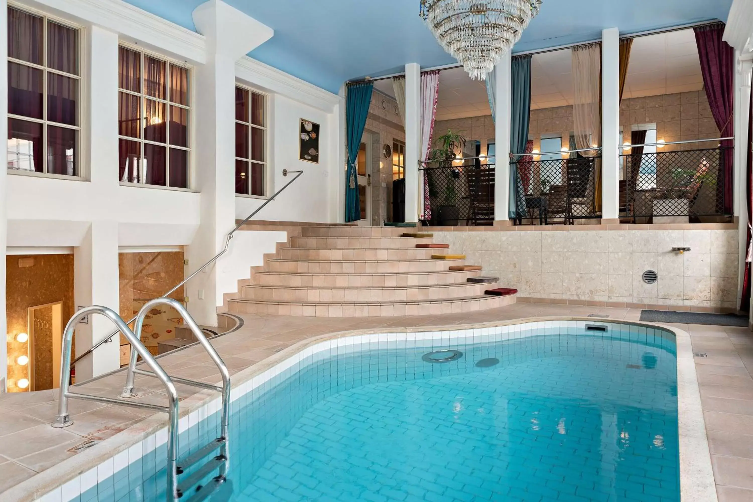 Pool view in Best Western Strand Hotel Pool view in Best Western Strand Hotel