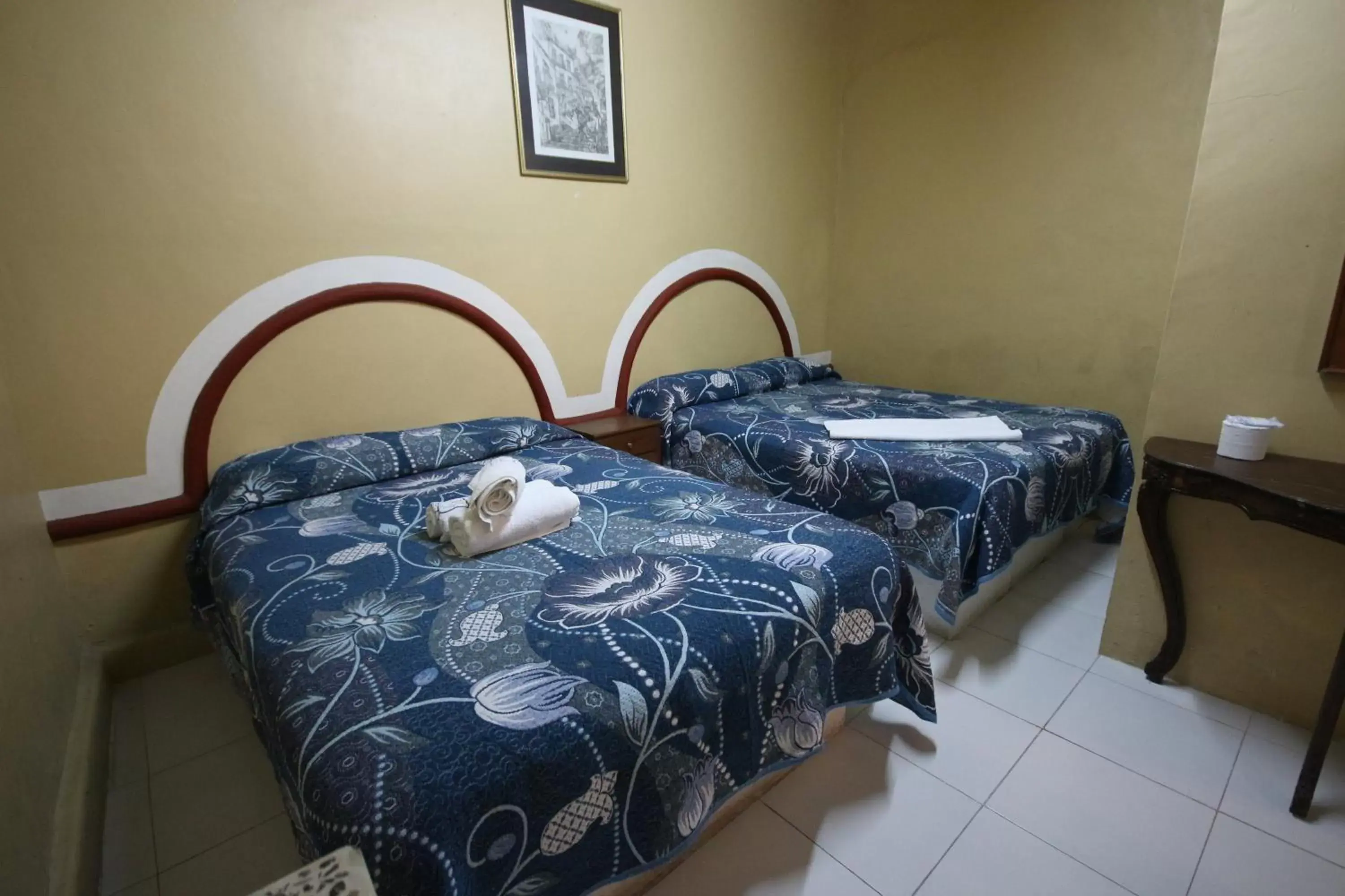 Decorative detail, Bed in Hotel Posada de la Condesa