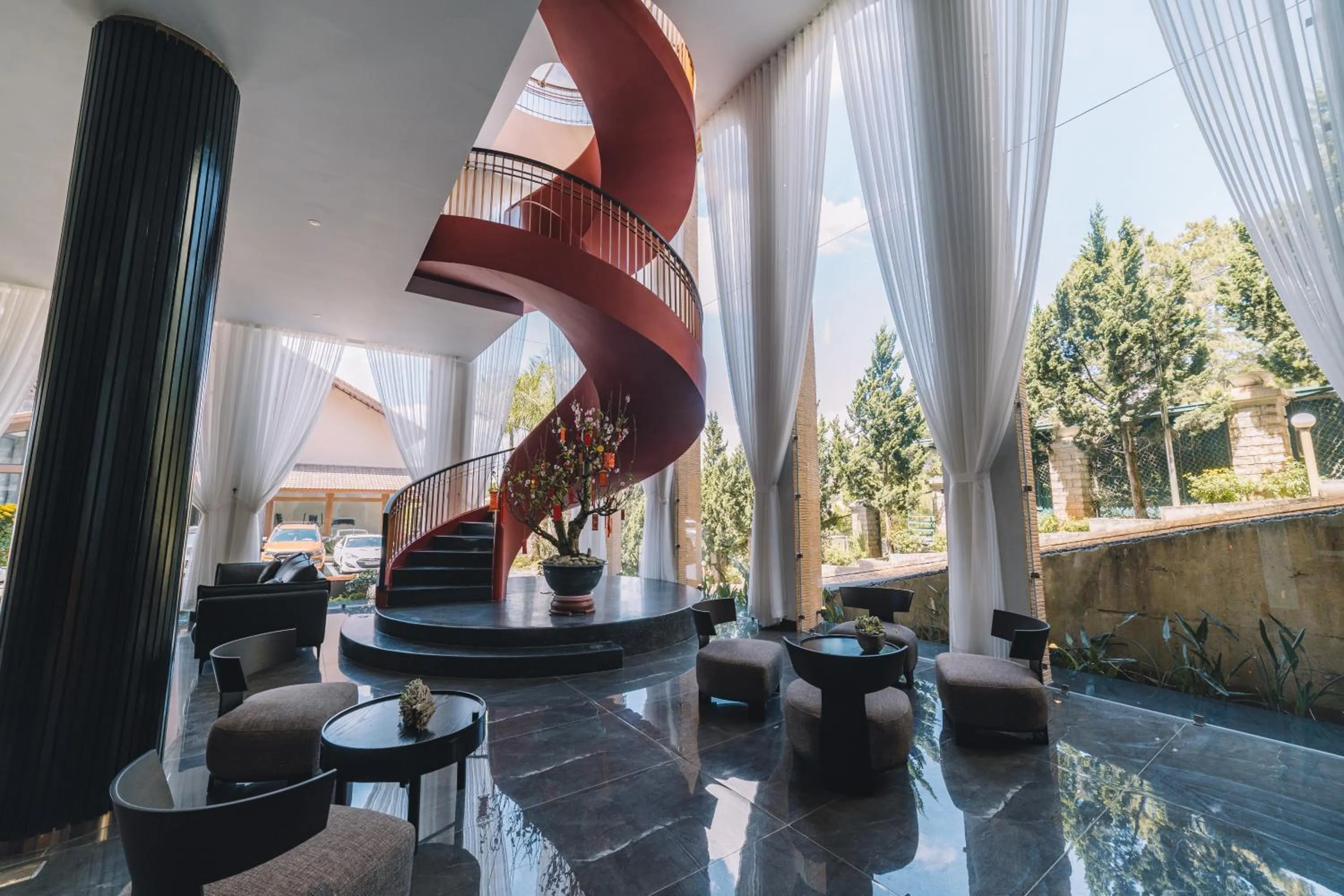 Lobby or reception in Zen Valley Dalat