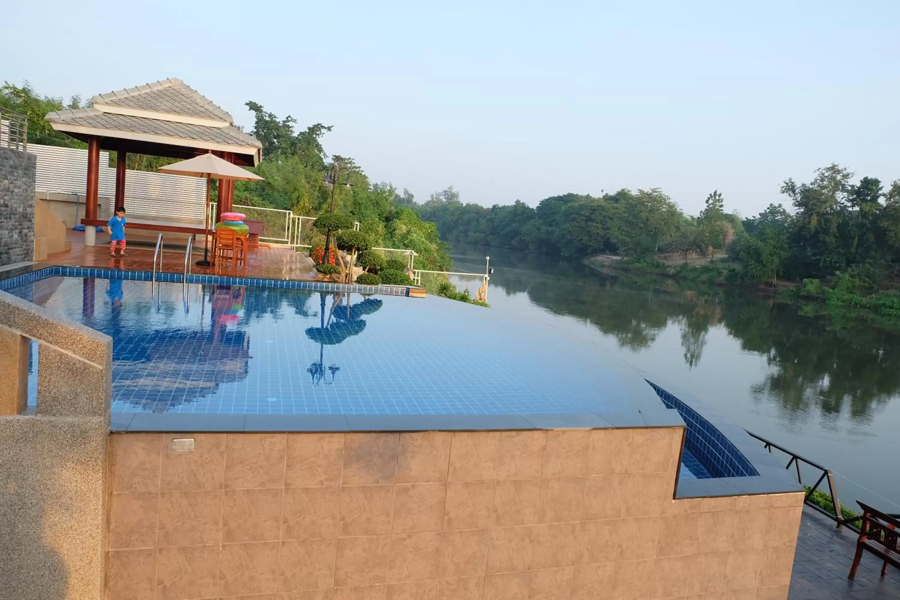 Property building, Swimming Pool in Princess River Kwai Hotel