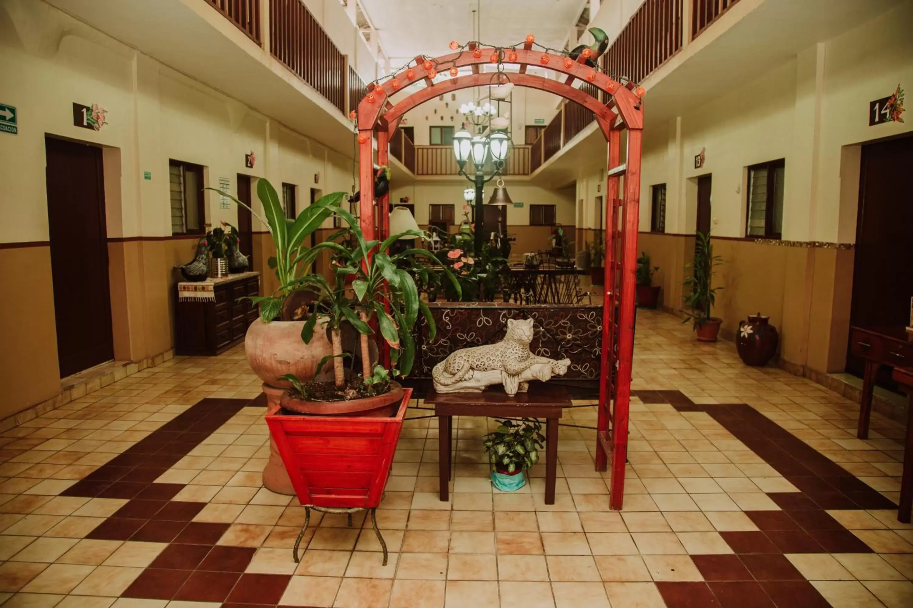 Patio in Hotel Cervantino