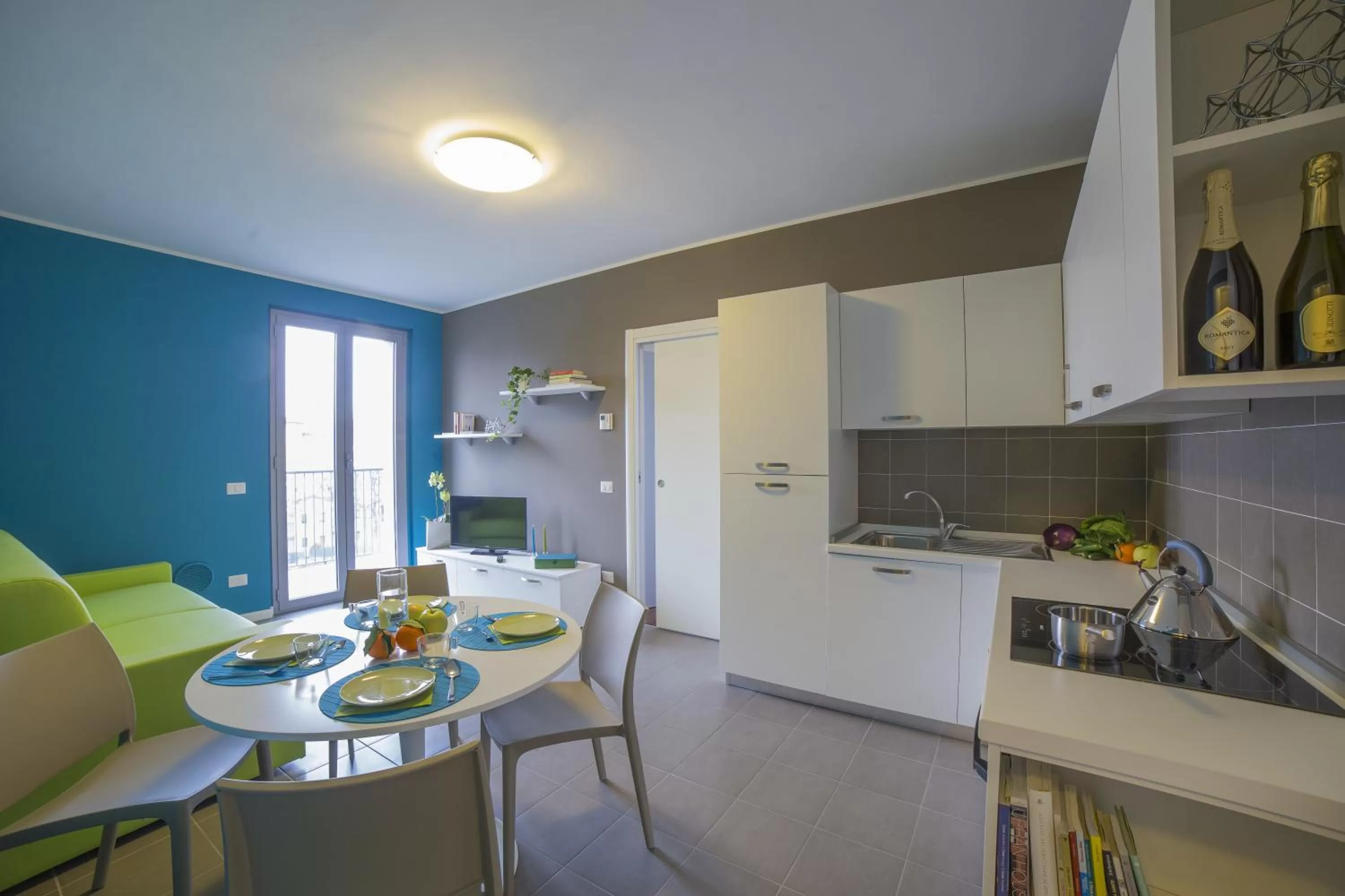 Kitchen or kitchenette in Dreams Hotel Residenza Pianell 10