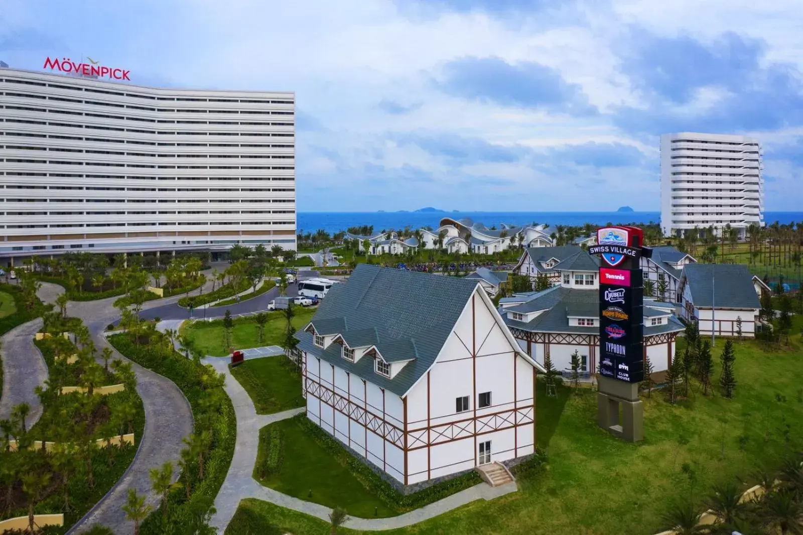 Bird's eye view in Mövenpick Resort Cam Ranh