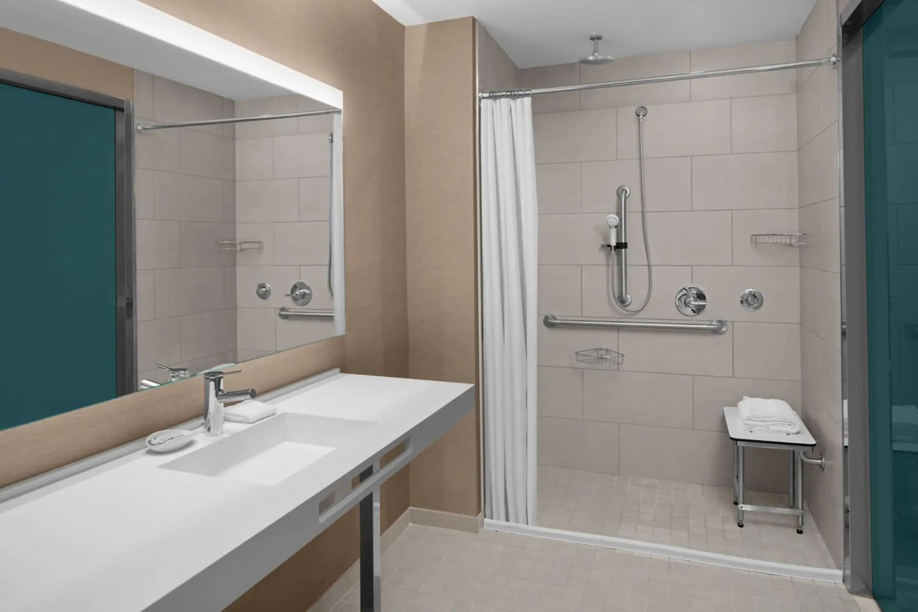 Bathroom in AC Hotel by Marriott Lansing University Area