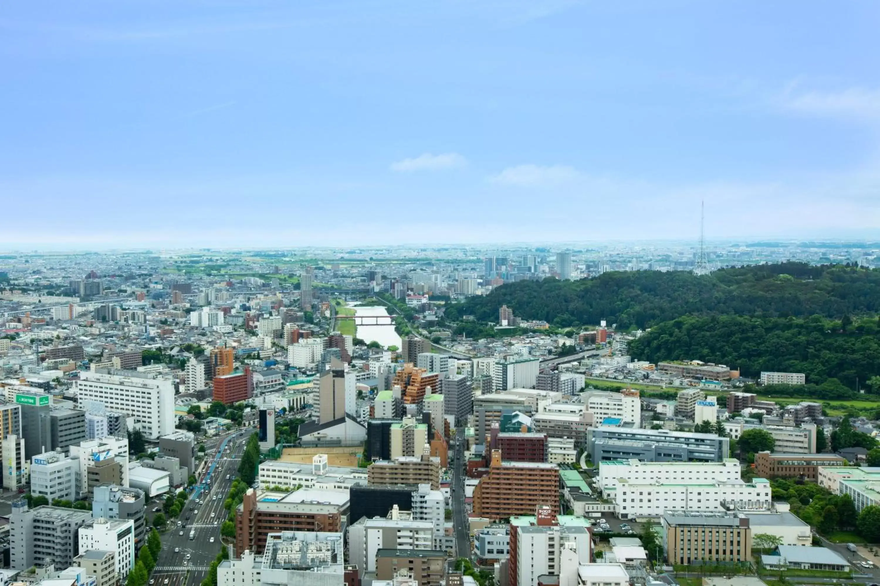 Photo of the whole room, Bird's-eye View in The Westin Sendai