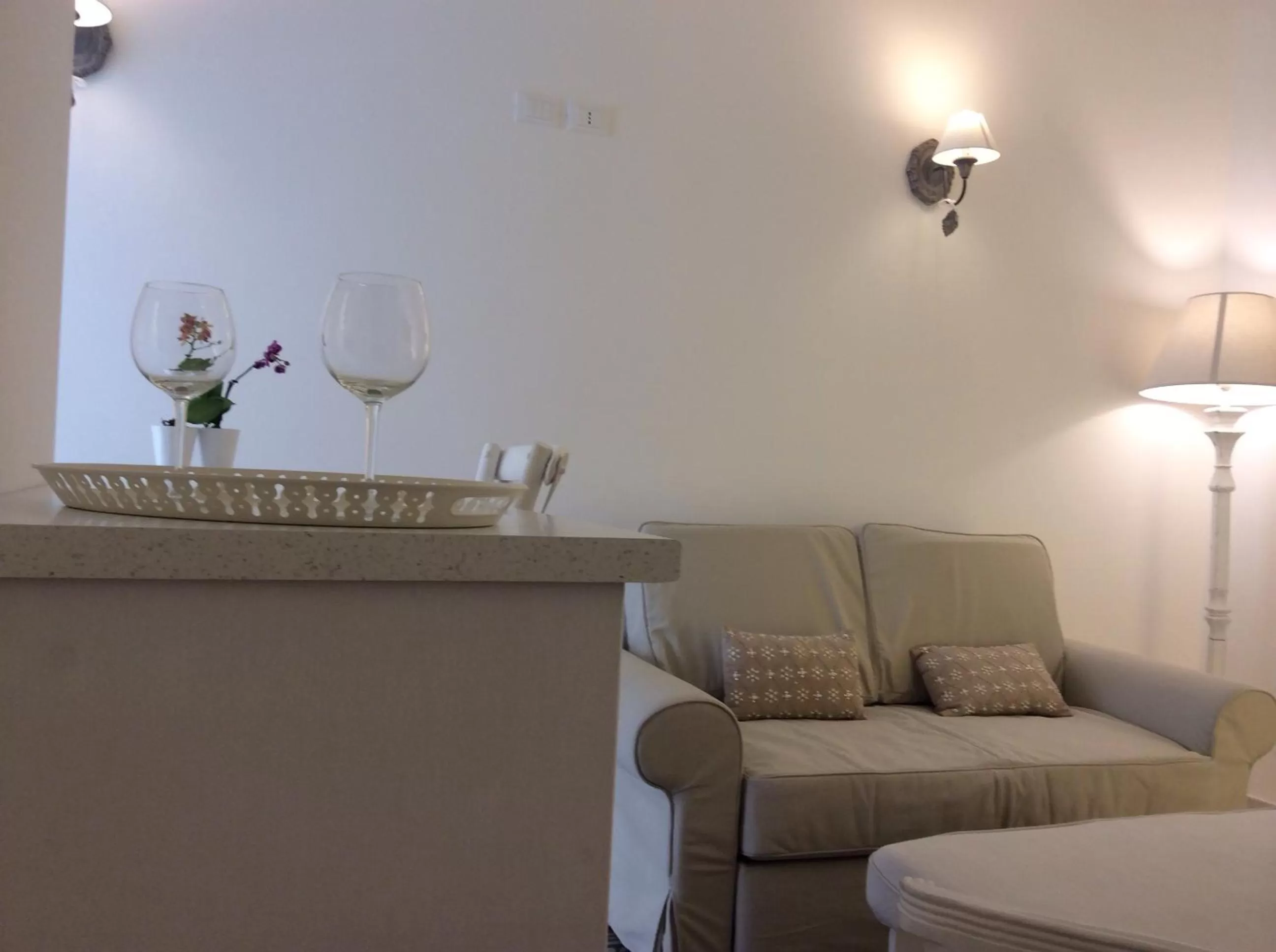 Living room in Suite Le Perle