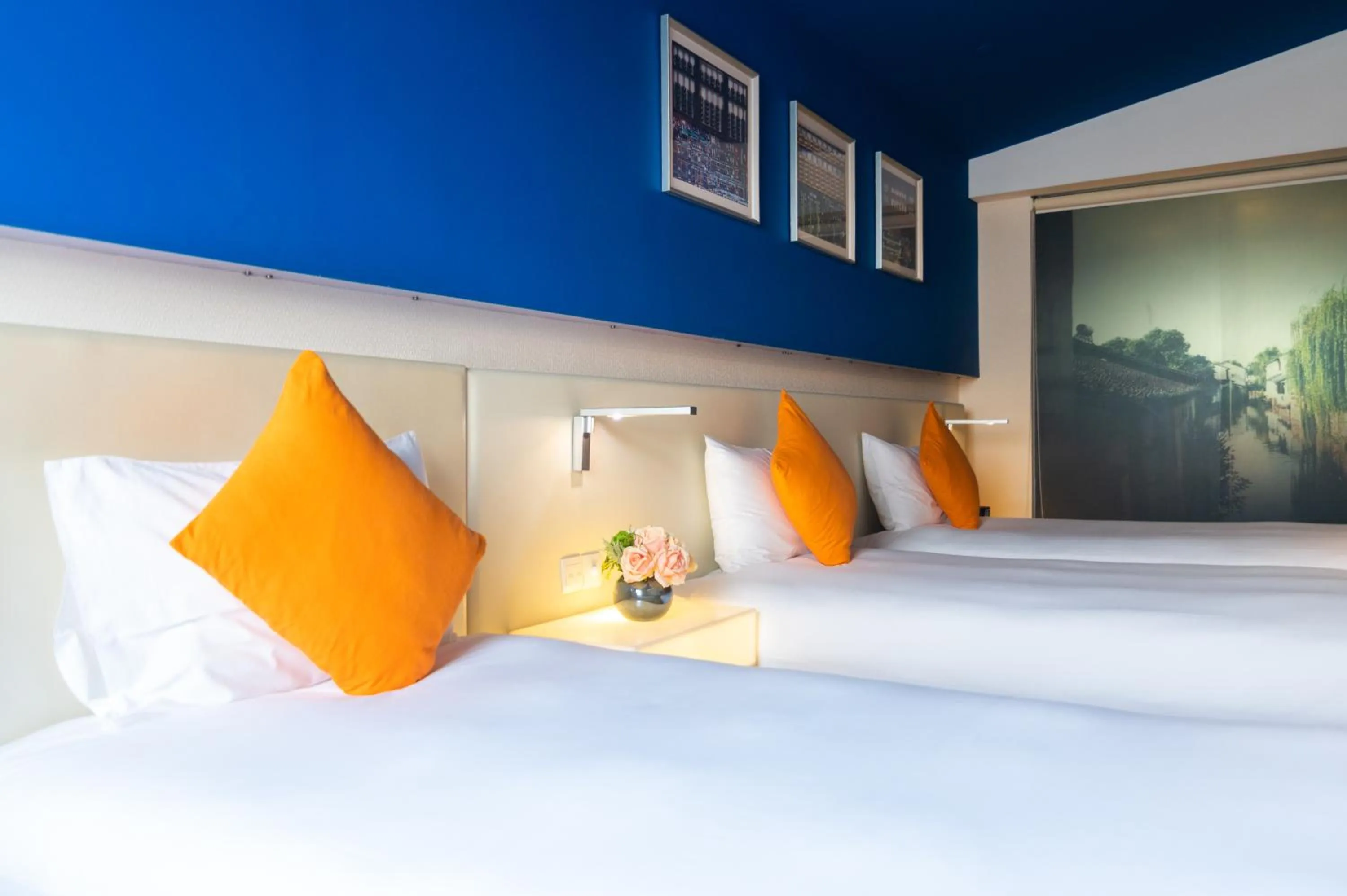 Bed in Hotel Soul Suzhou