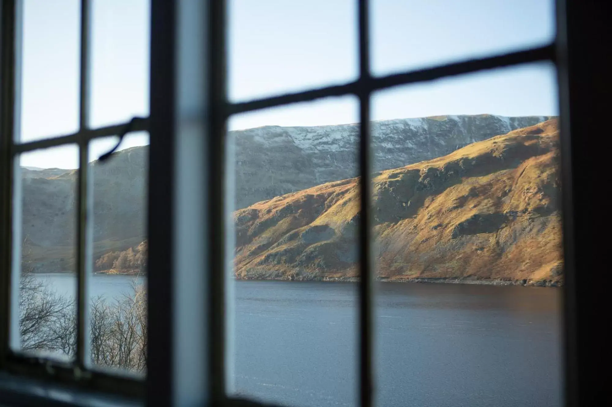Lake view, Winter in Haweswater Hotel