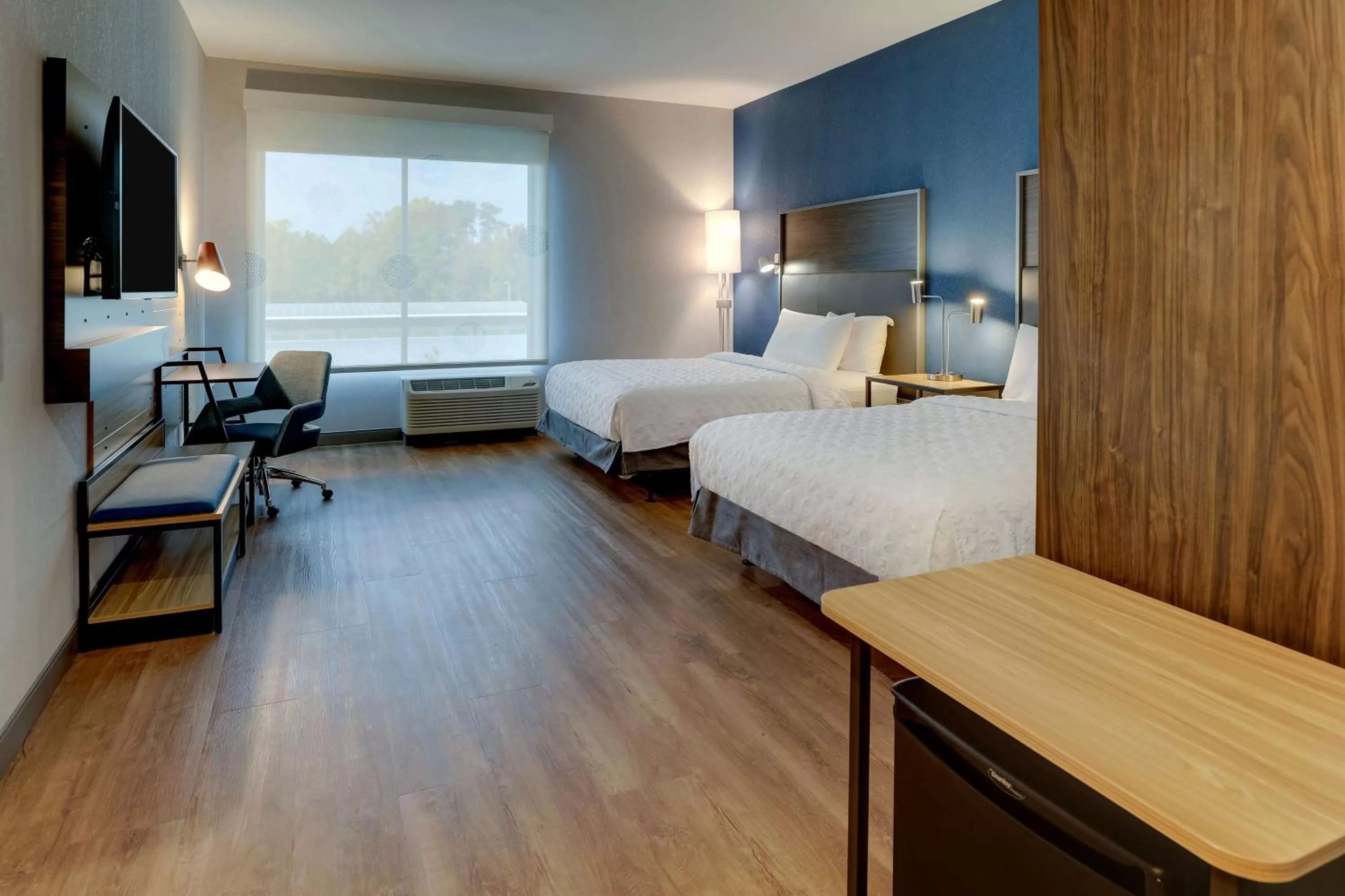 Queen Room with Roll-In Shower - Mobility Accessible in Tru By Hilton Raleigh Garner