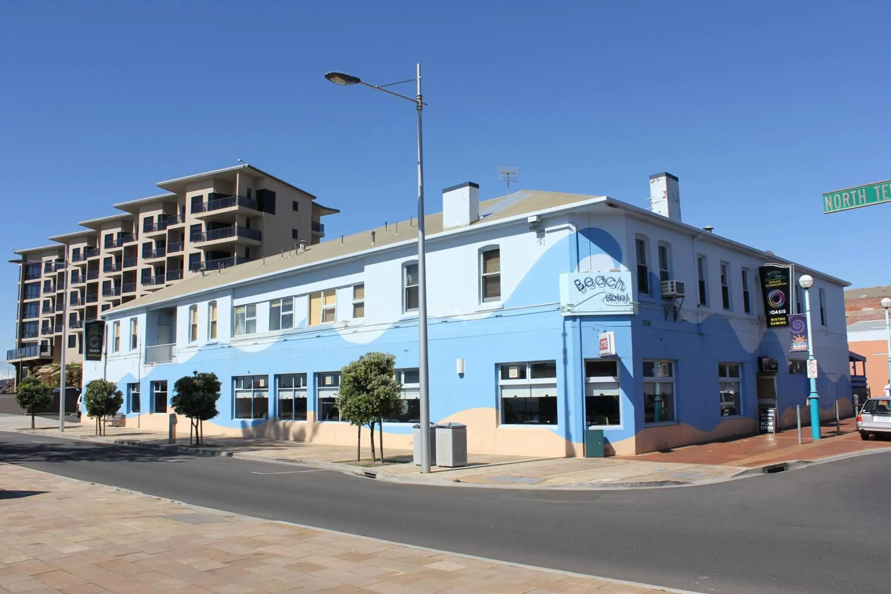 Street view, Property Building in Beach Hotel