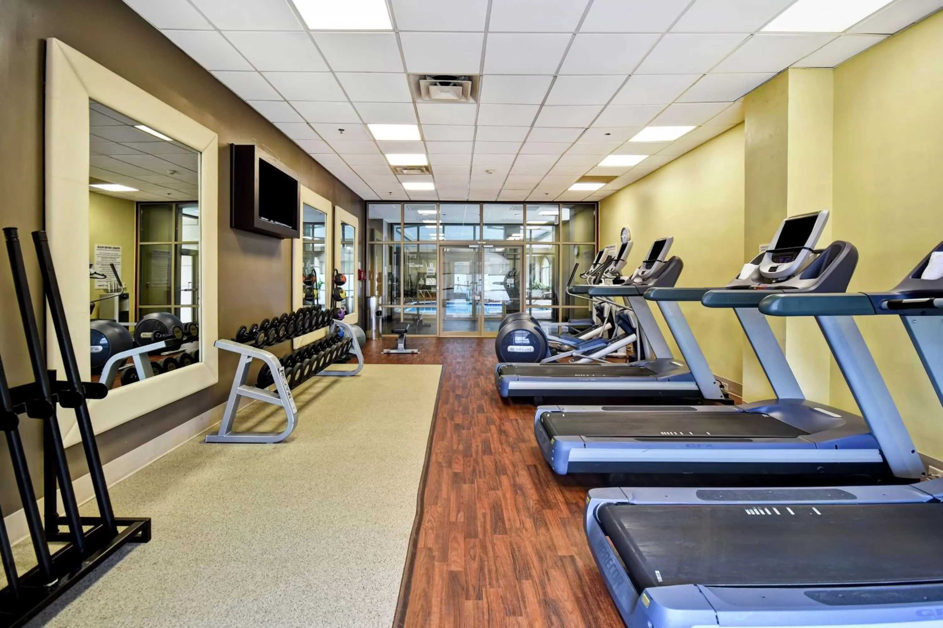 Fitness centre/facilities in Embassy Suites by Hilton Dulles Airport